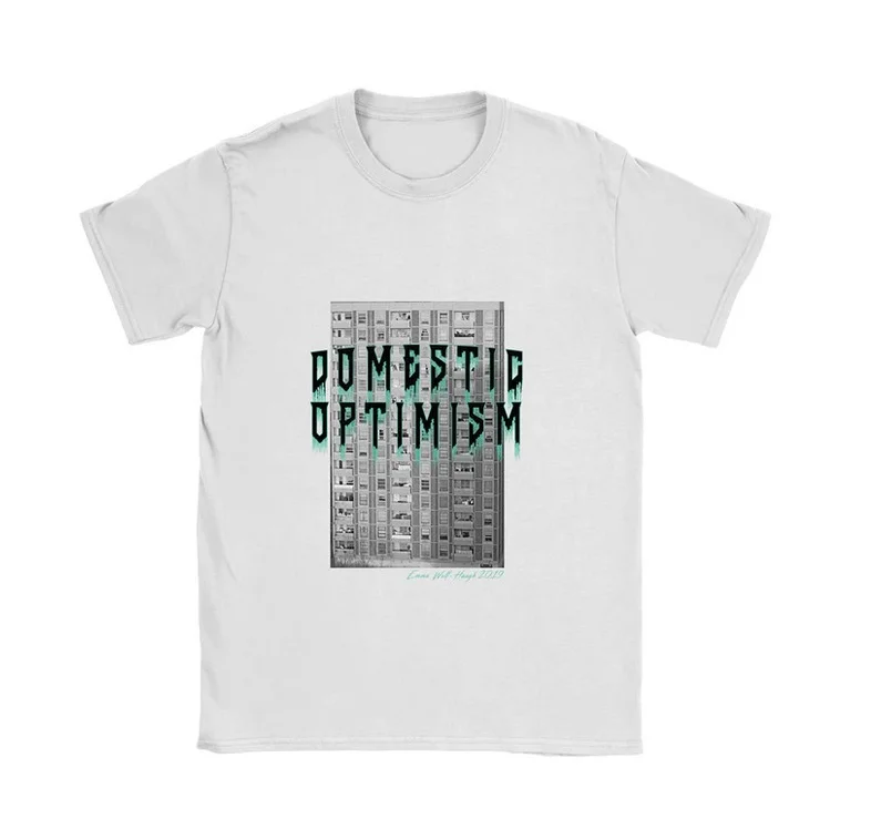 Domestic Optimism - T-shirts Designed by Emma Wolf-Haugh on Sale Now!