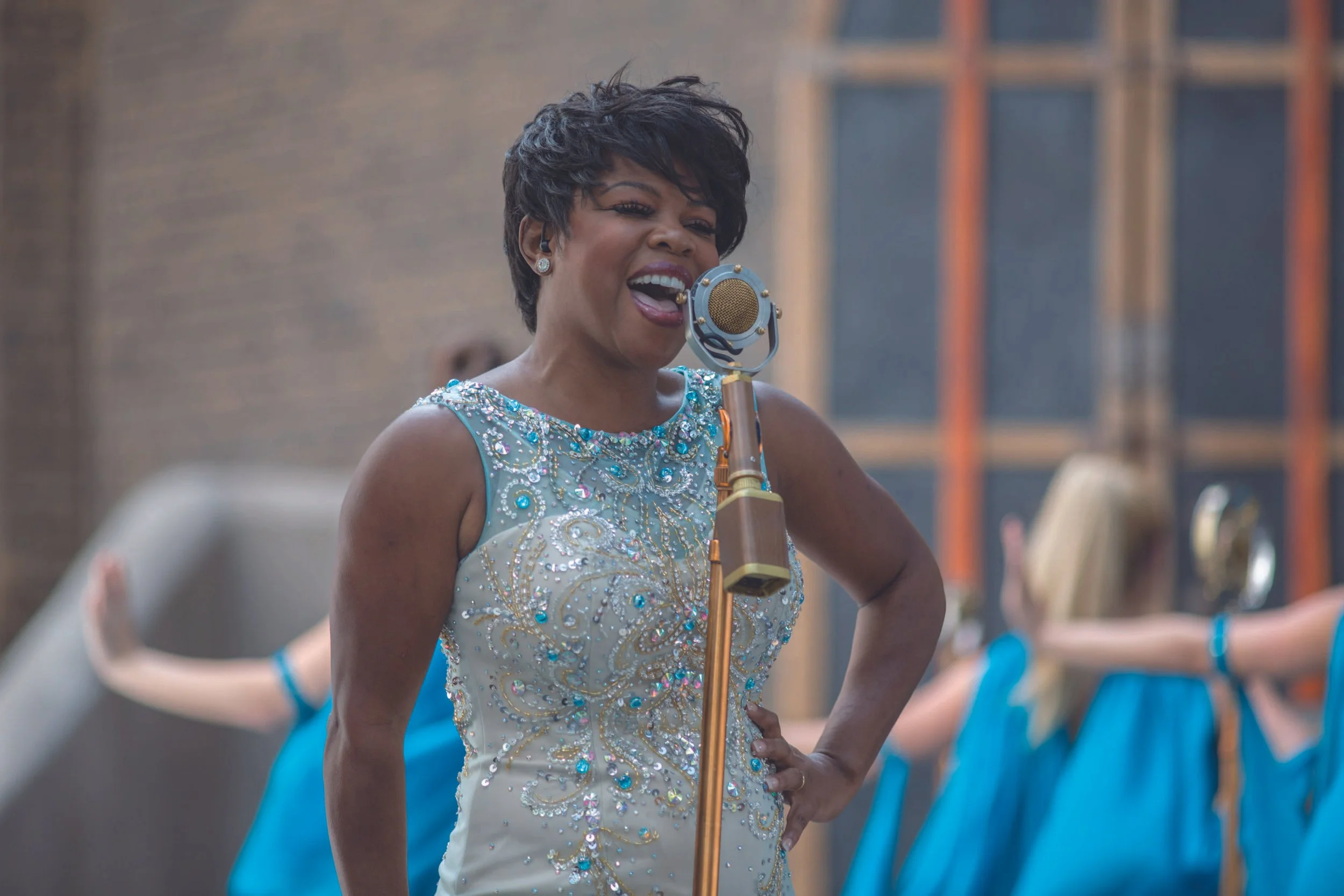 Celestina Warbeck and the Banshees put on an amazing performance in Diagon Alley during the Orlando Informer Meetup event.