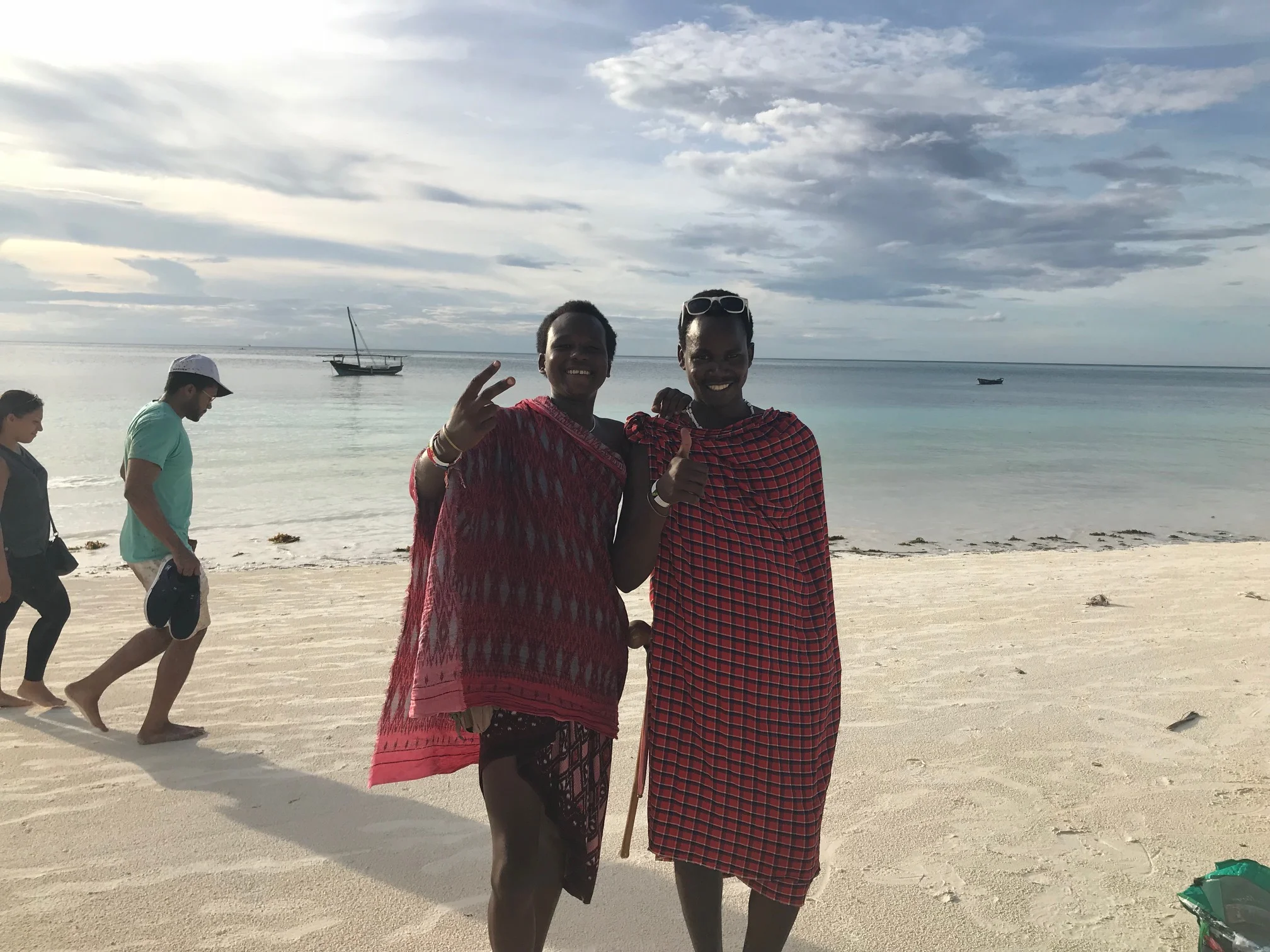 A few mainland Tanzanians that I walked the beach with that afternoon