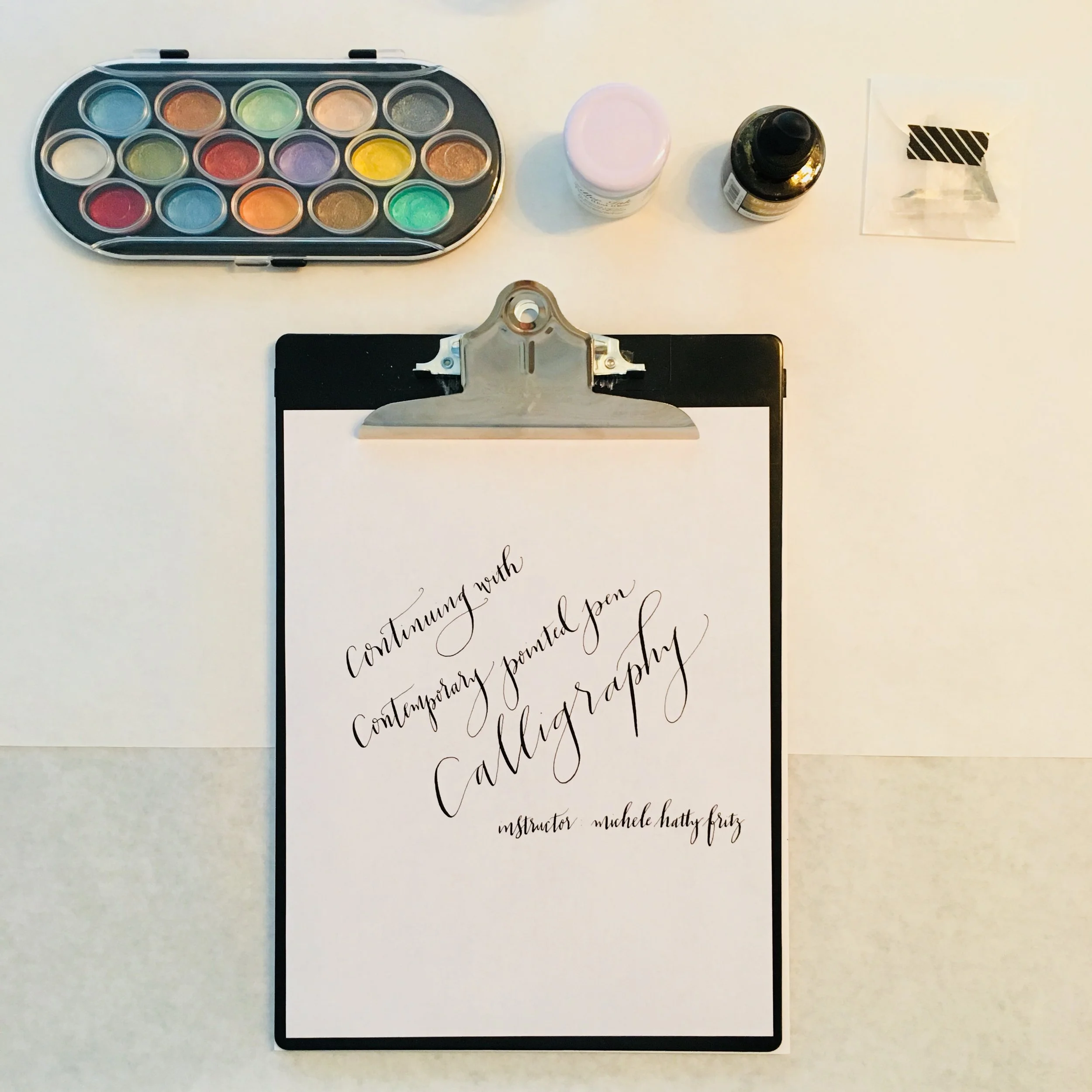 Continuing with Modern Pointed Pen Calligraphy: Alexandria