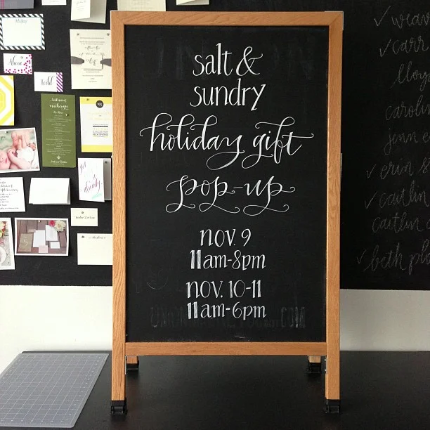 Meant To Be Calligraphy Chalkboard Lettering for Salt & Sundry.jpg