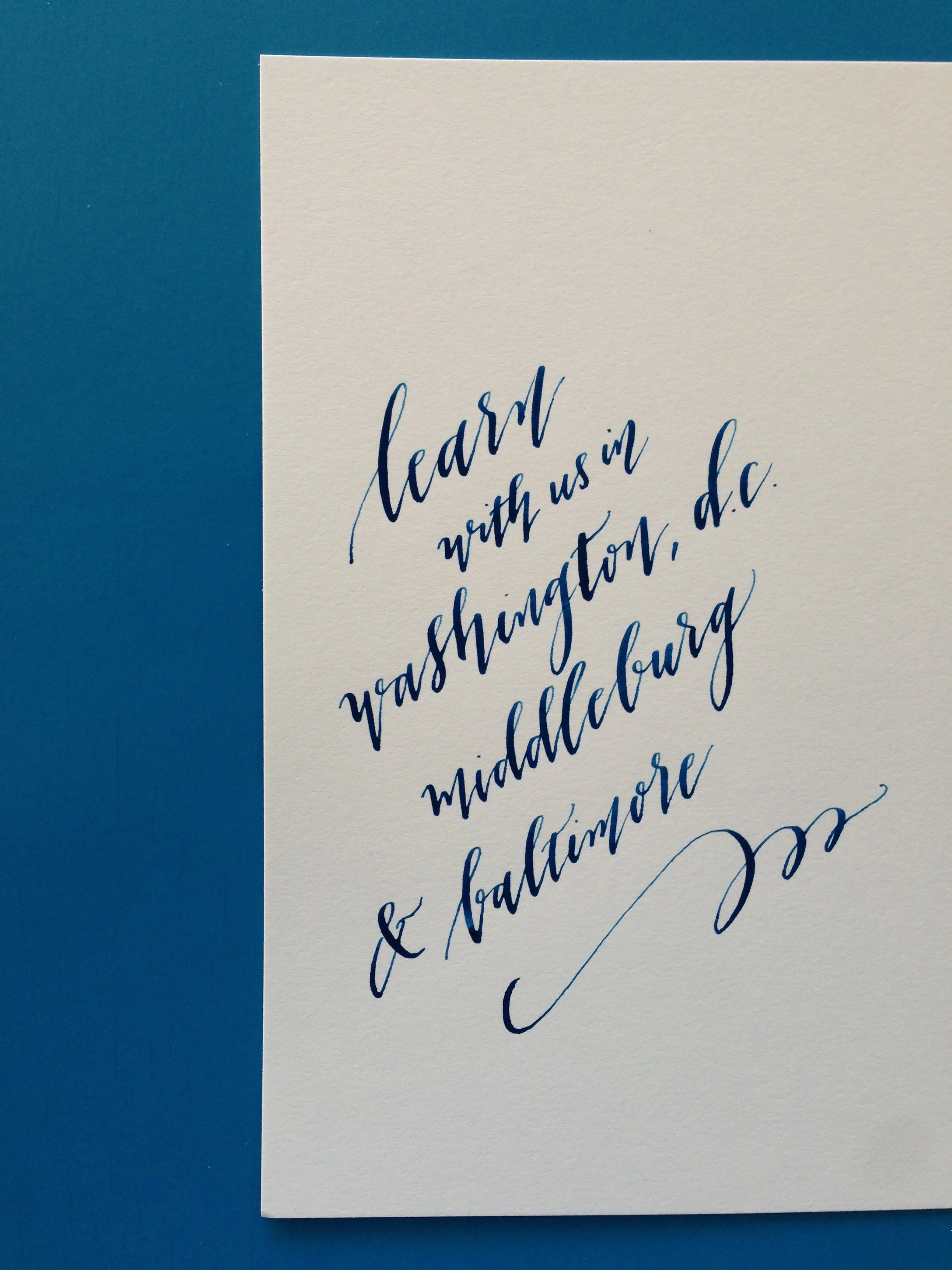 MEANT TO BE CALLIGRAPHY