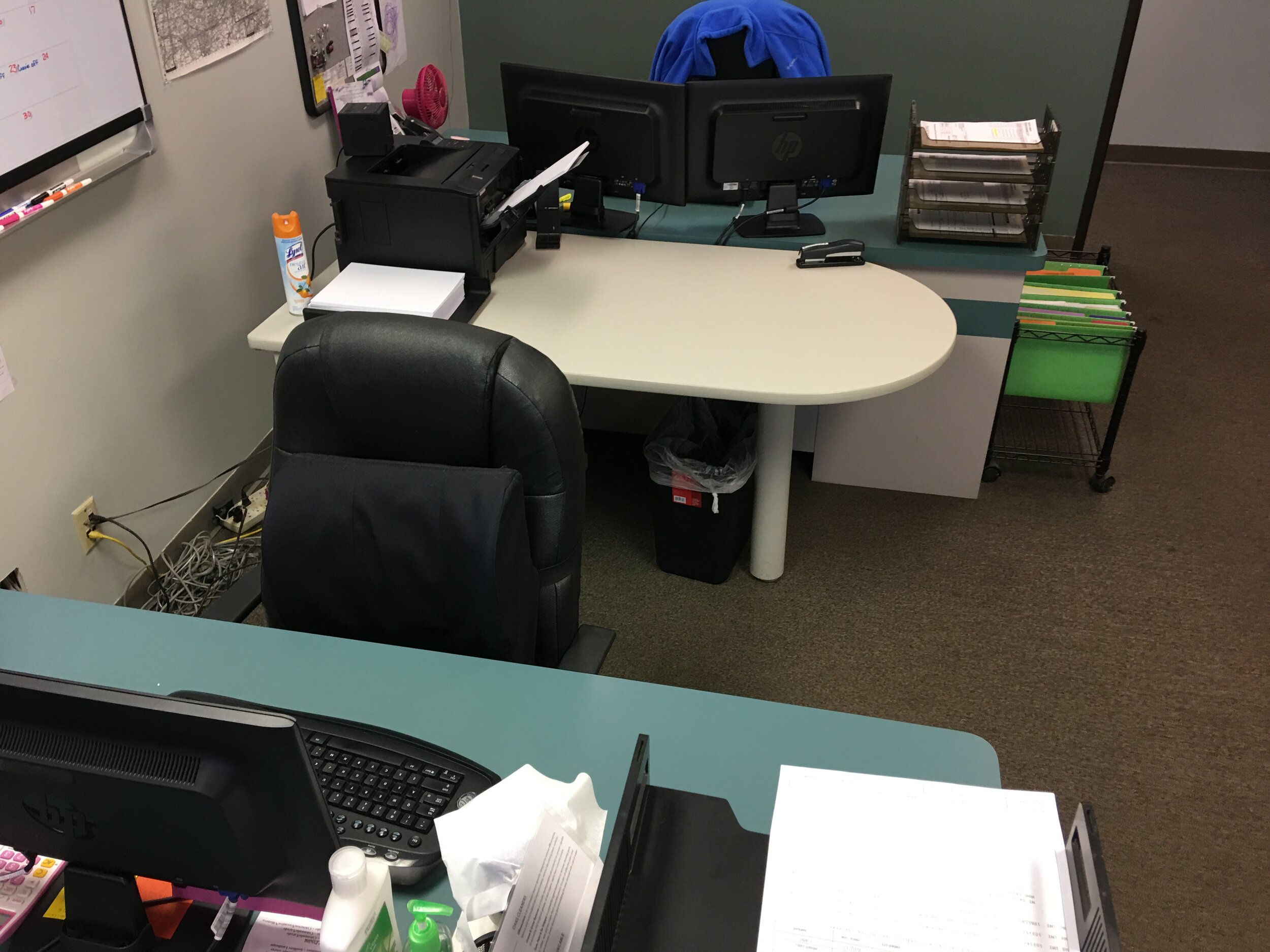 Cleaning All Flat Surfaces w/Hospital Grade Disinfectants
