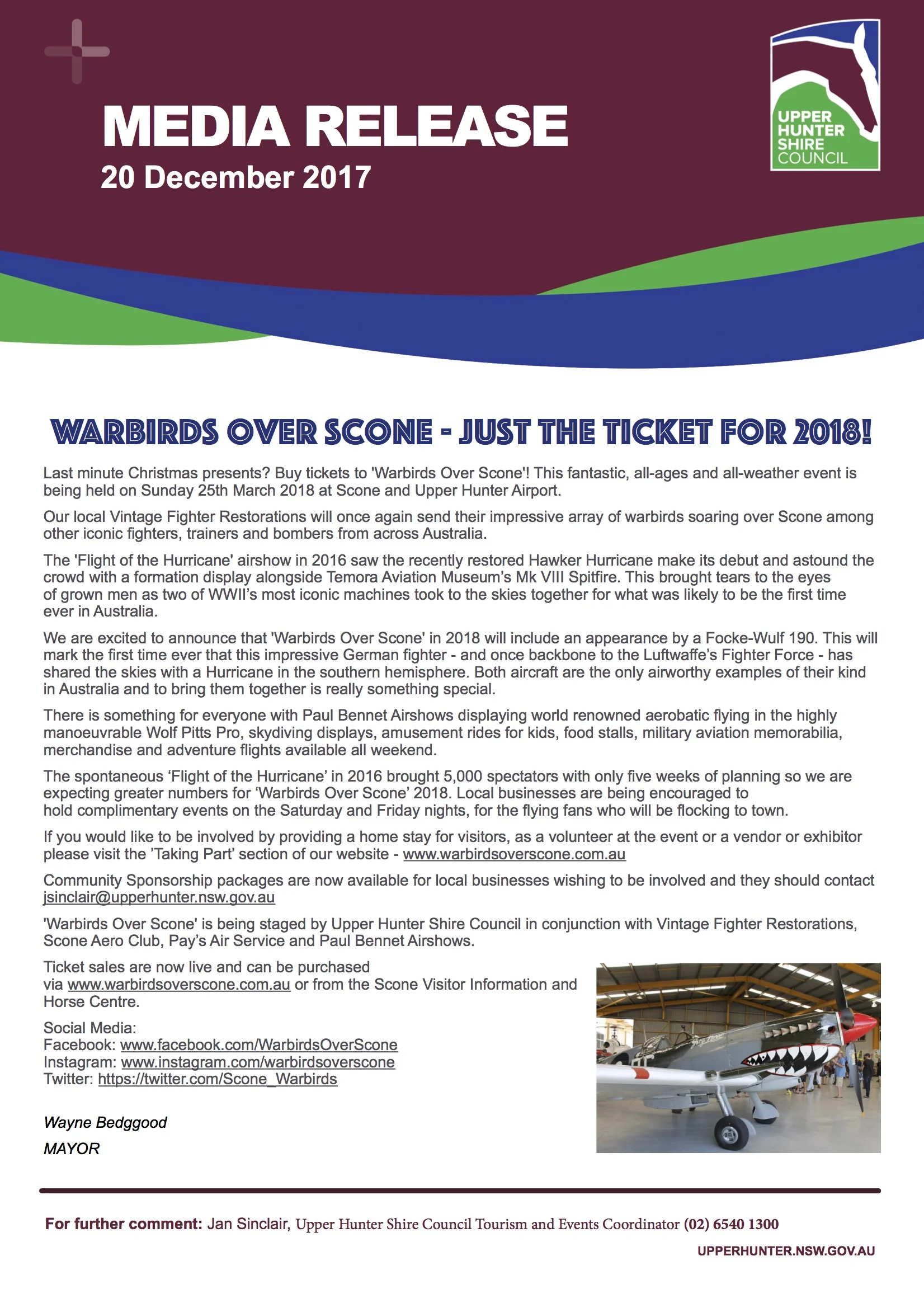 Media Release - Warbirds Over Scone just the ticket for 2018 - December 2017.jpg