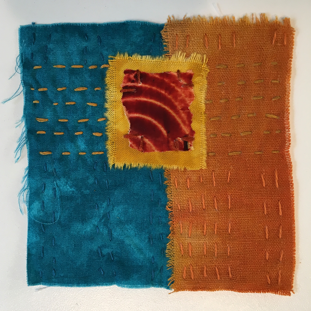 Fabric art by Donalee Kennedy
