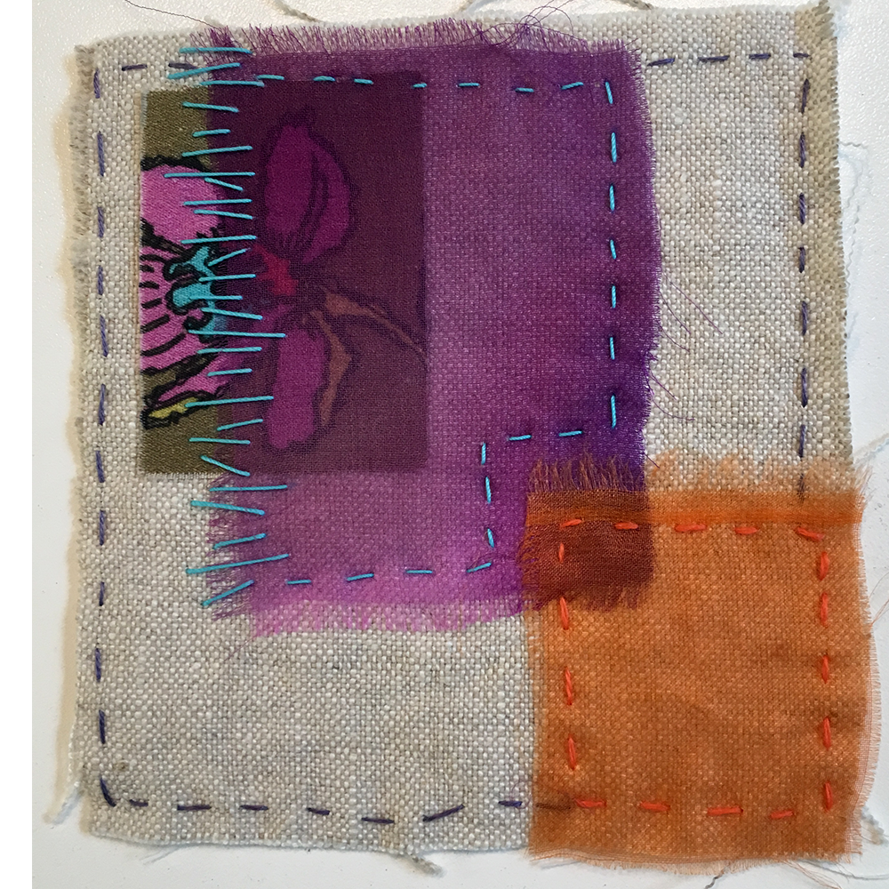 Fabric art by Donalee Kennedy