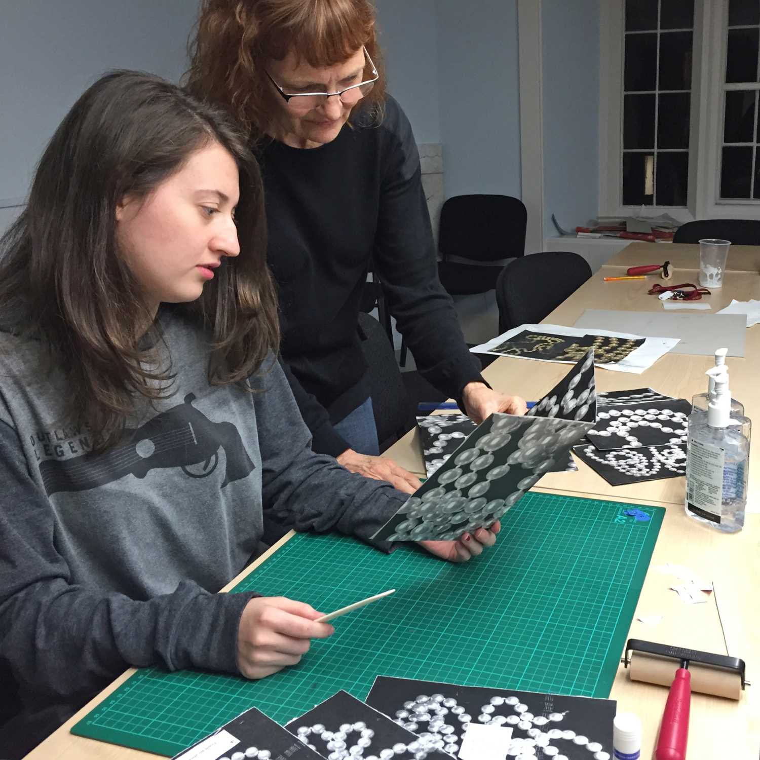 Bookmaking class with Susan kae Grant