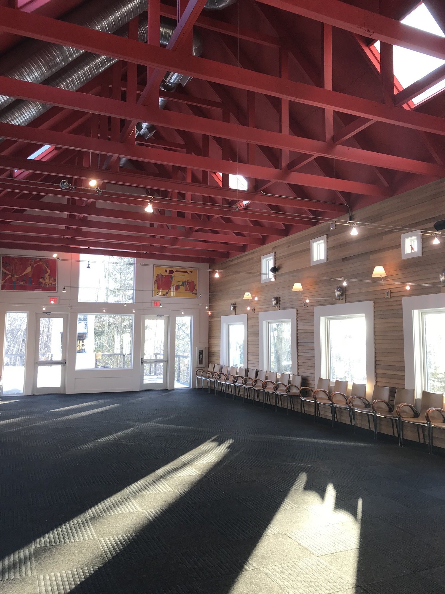 Great Hall group retreat space at Wild Rice Retreat