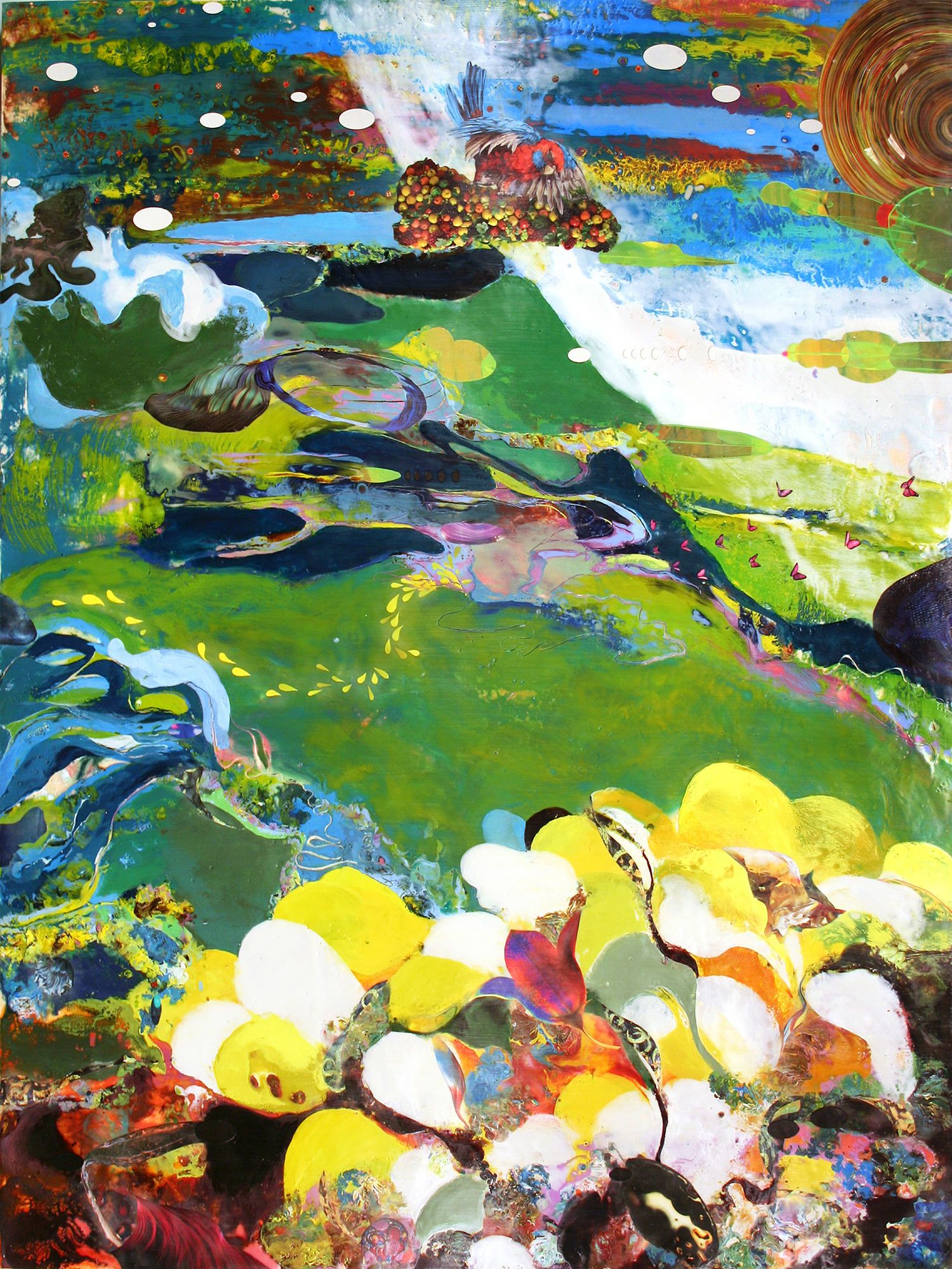 Painting by Lorraine Glassner