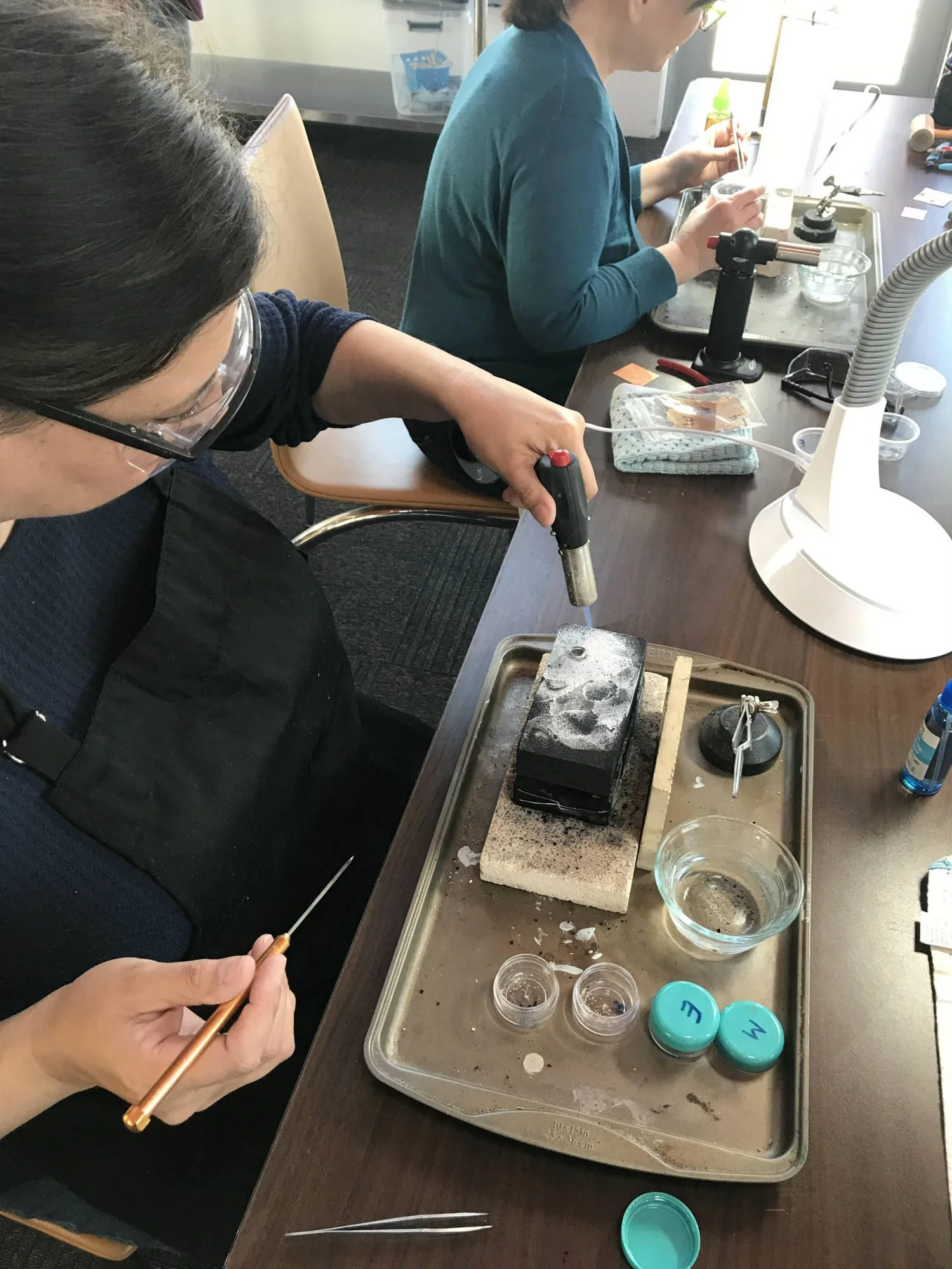 Jewelry studio at Wild Rice Retreat