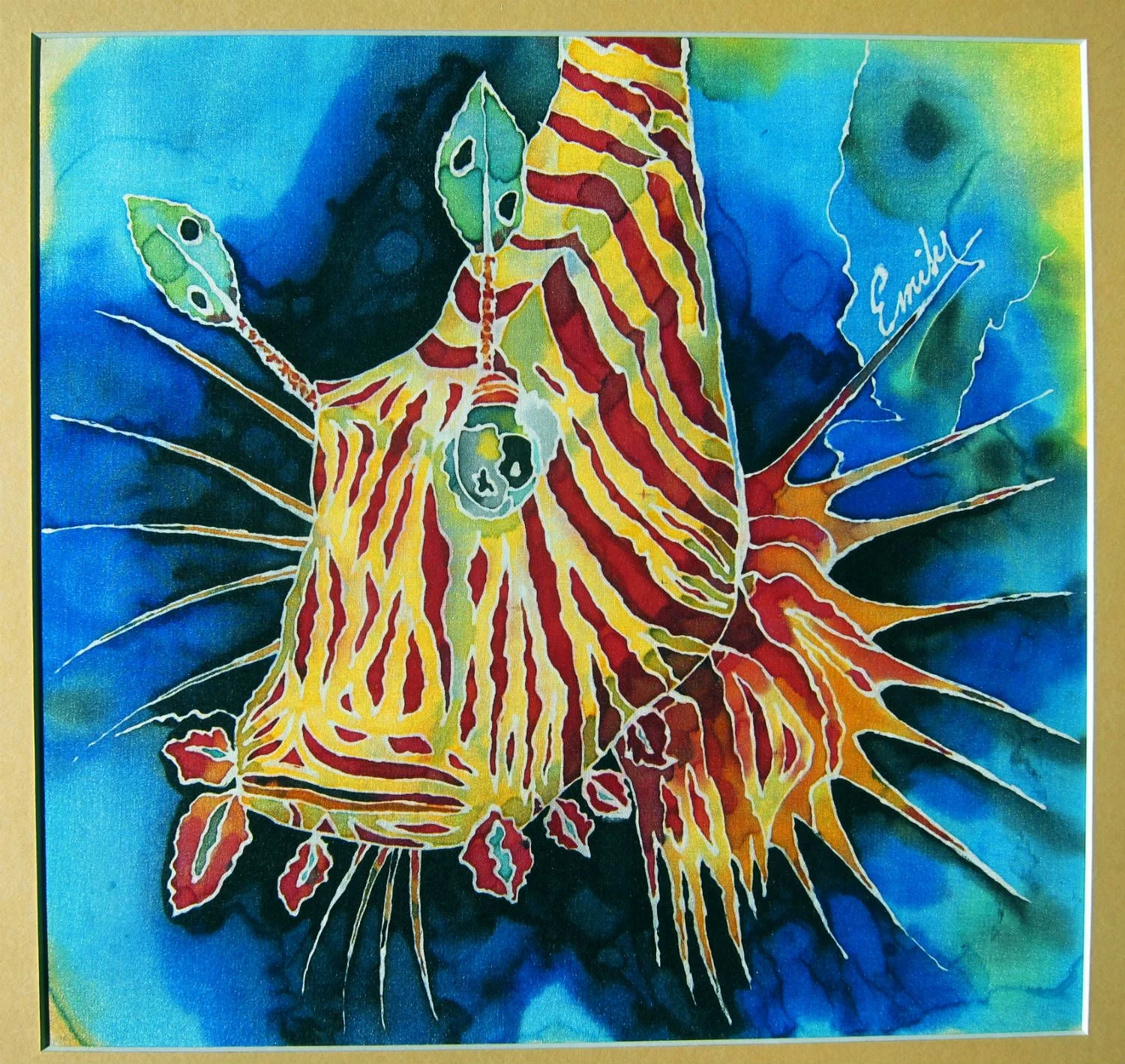 Fish painting by France Austin Miller