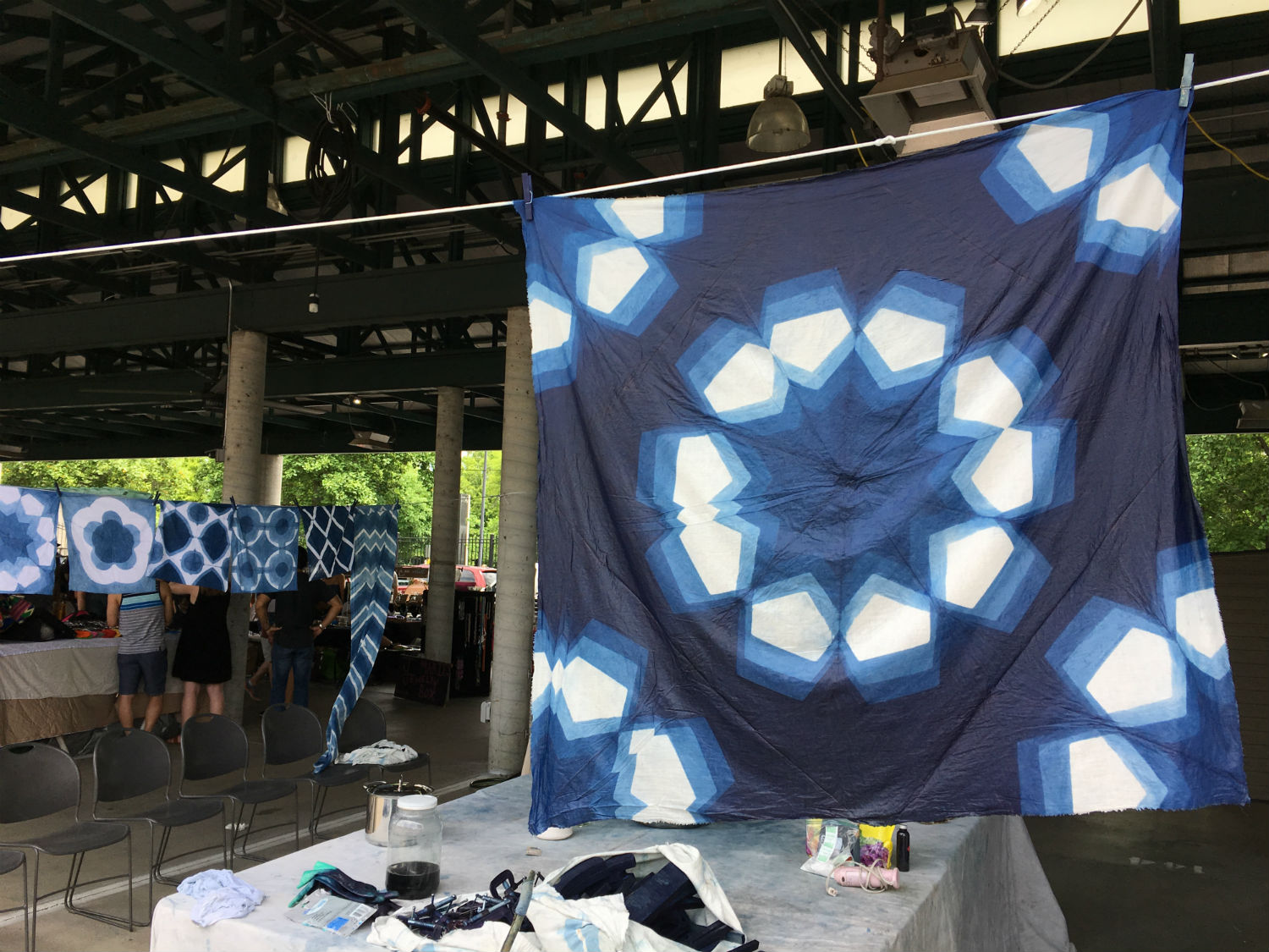 Indigo dyed fabric