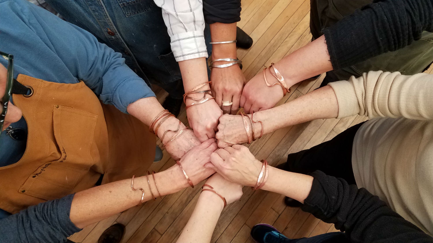 Michael Sturlin forged bracelets retreat