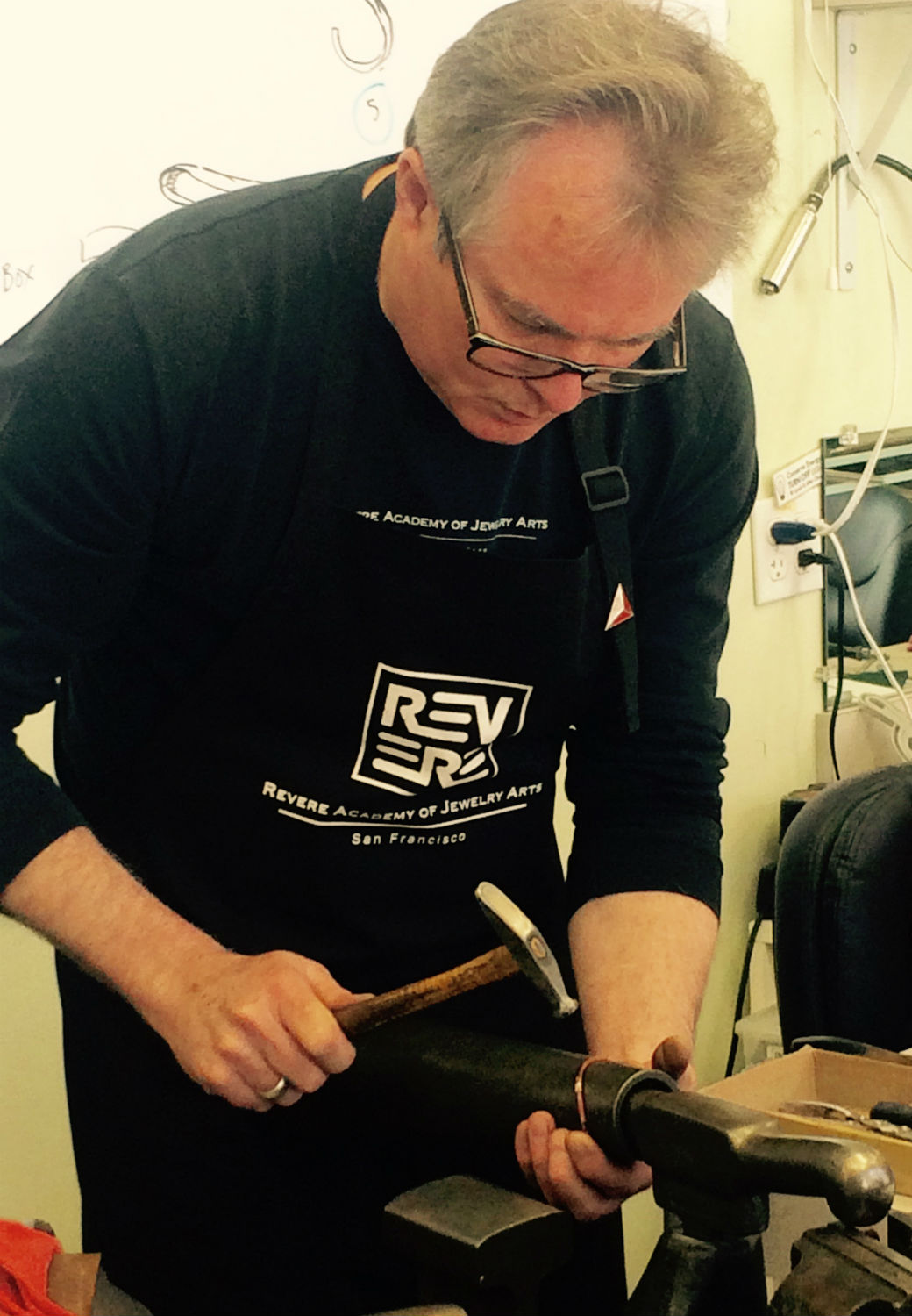 Jewelry forging retreat with Michael Sturlin