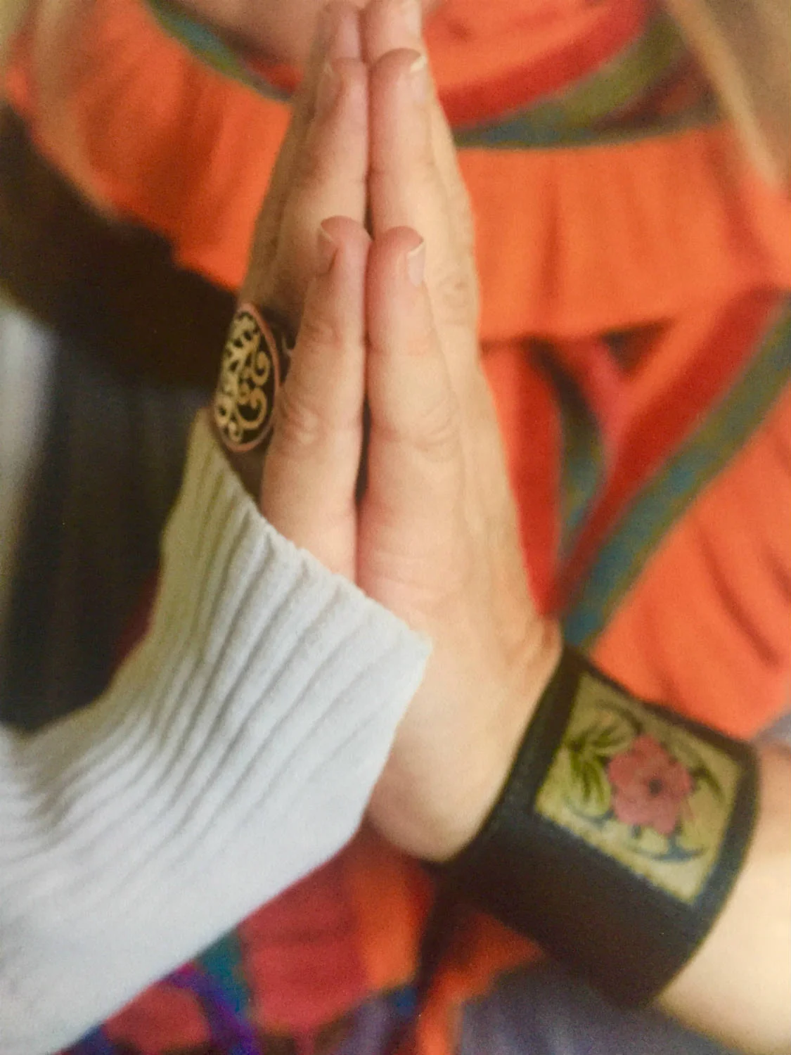 Jane Reeves prayer hands loving kindness retreat