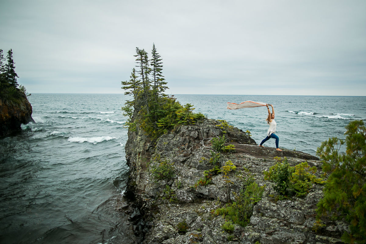 Amie Heeter Lake Superior yoga reatreat