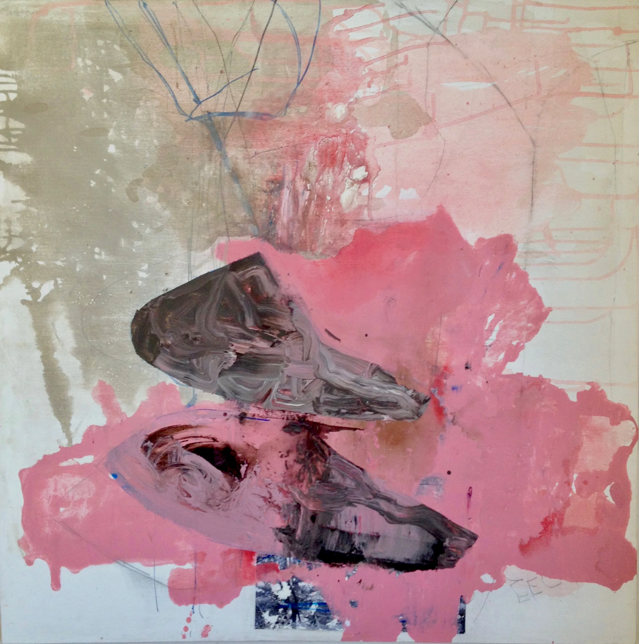 Staying 2 Acrylic on Canvas 49" x 49"
