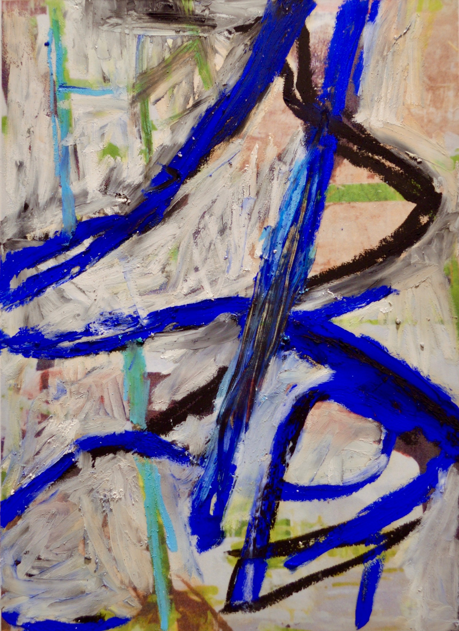 Trees & Vines 2 Oil Pastel On Paper 14" x 12"