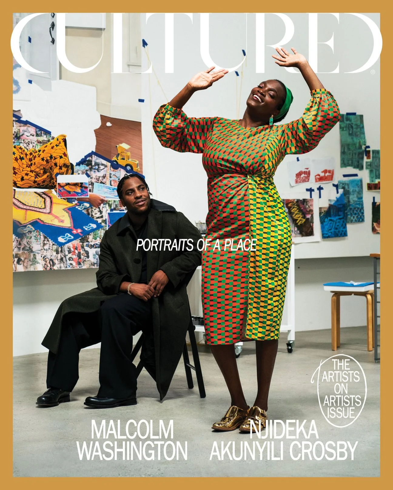 Njideka Akunyili Crosby on the Cover of Cultured Magazine — Highpoint ...