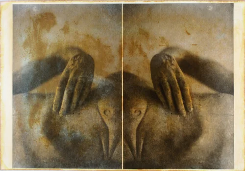 “Gesture XVII” 2/11 by Linda Schwarz 2002