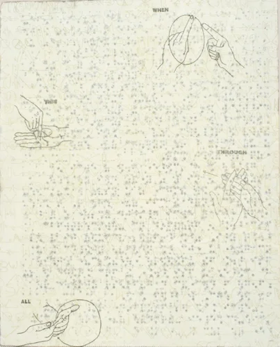 “Sign Language” 5/22 by Linda Schwarz 2002
