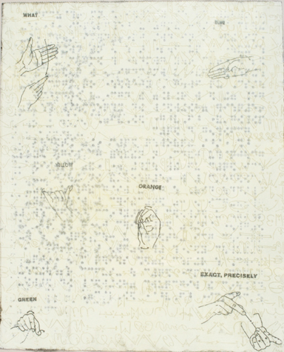 “Sign Language” by Linda Schwarz 2002