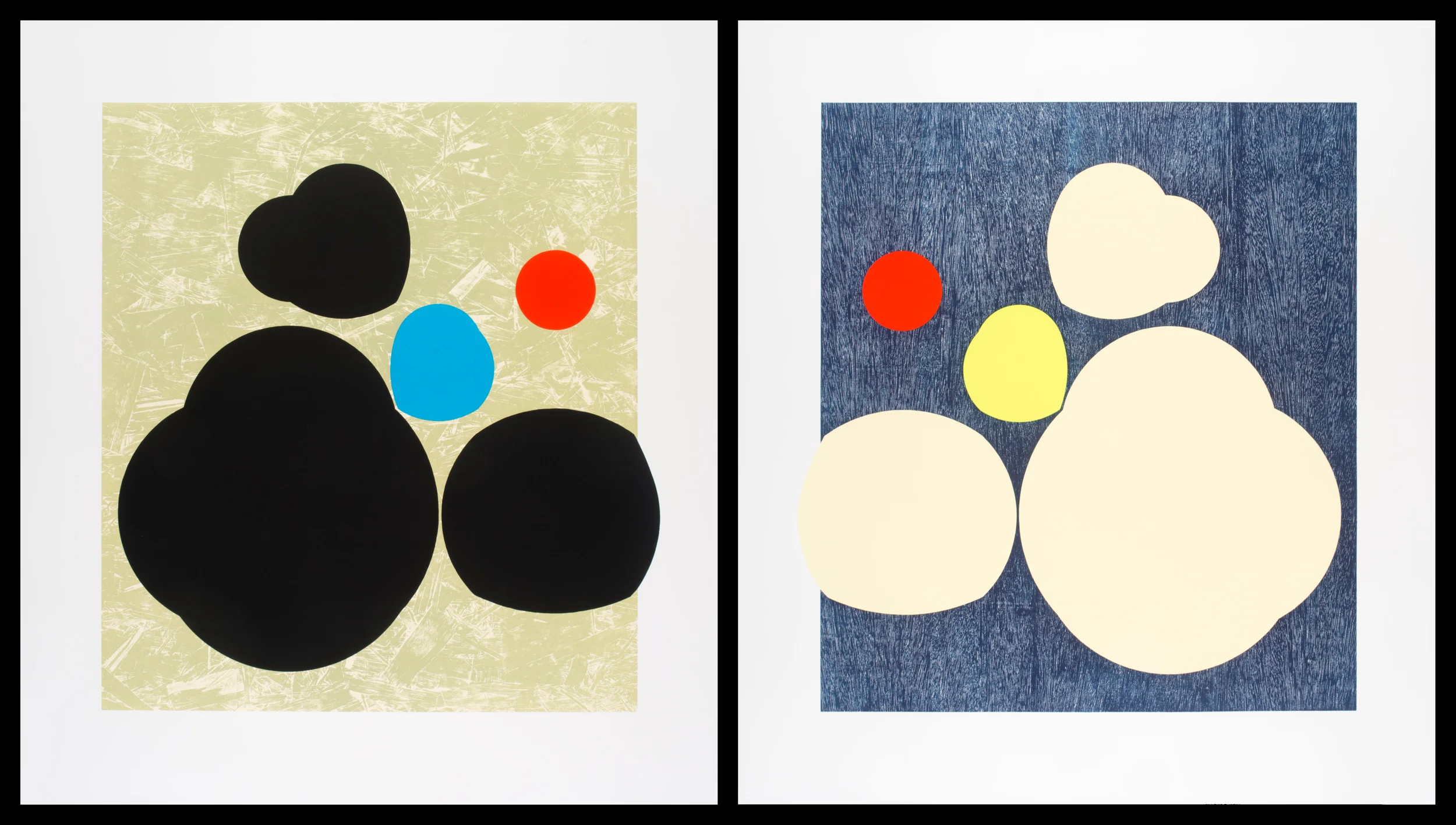 “Untitled (Spotlights)” A & B by Sarah Crowner 2013