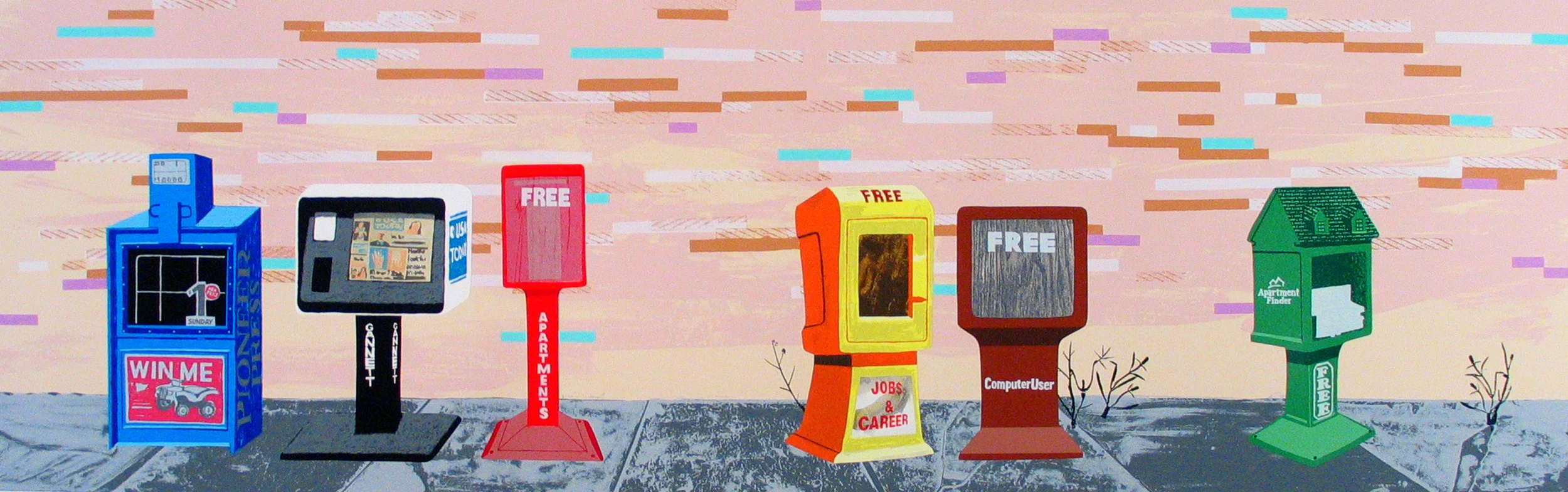 “Free News” (large) by Carolyn Swiszcz 2005
