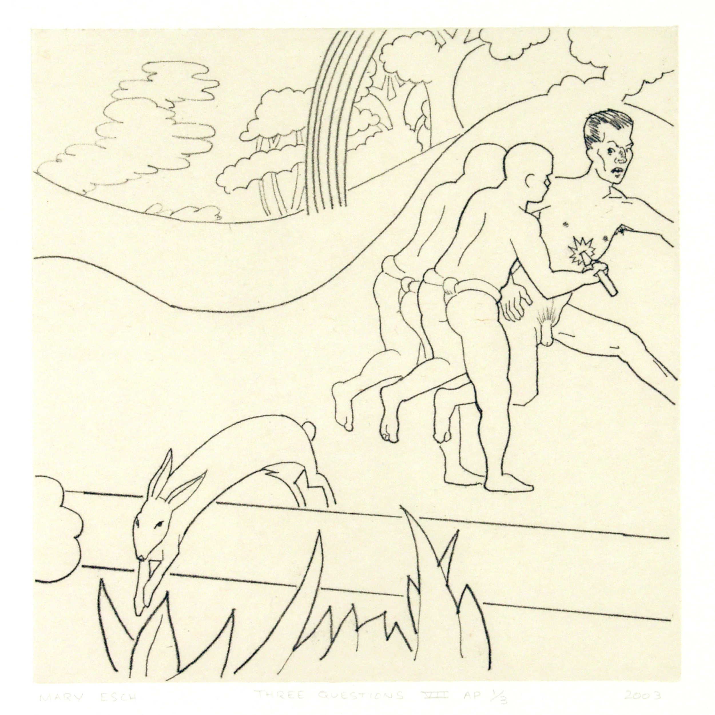 “Three Questions VII” by Mary Esch 2003
