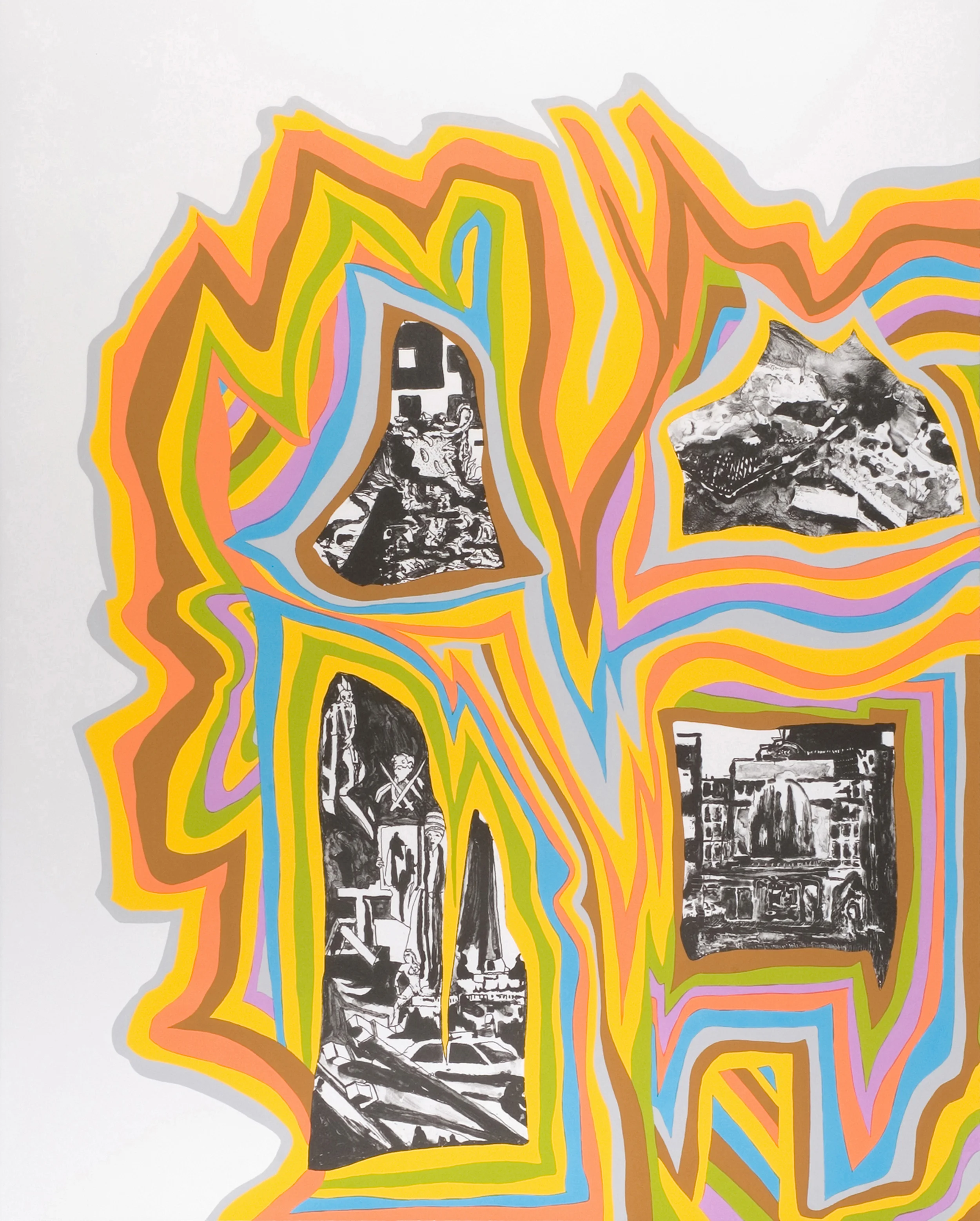“Architectonic vs. H.R.” (Panel 1) by Santiago Cucullu 2006