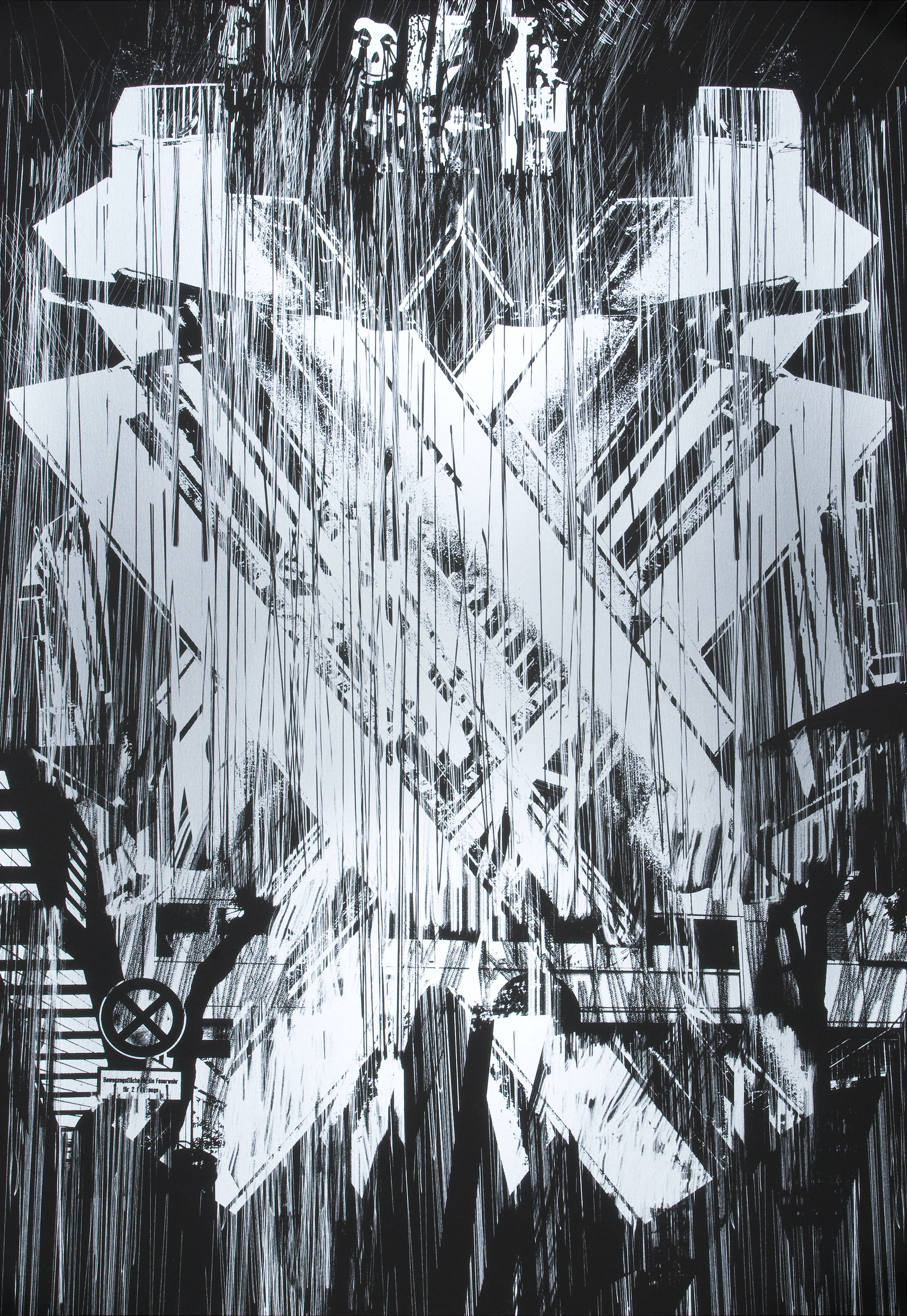 “Rye Rye wall falling” by Santiago Cucullu 2009