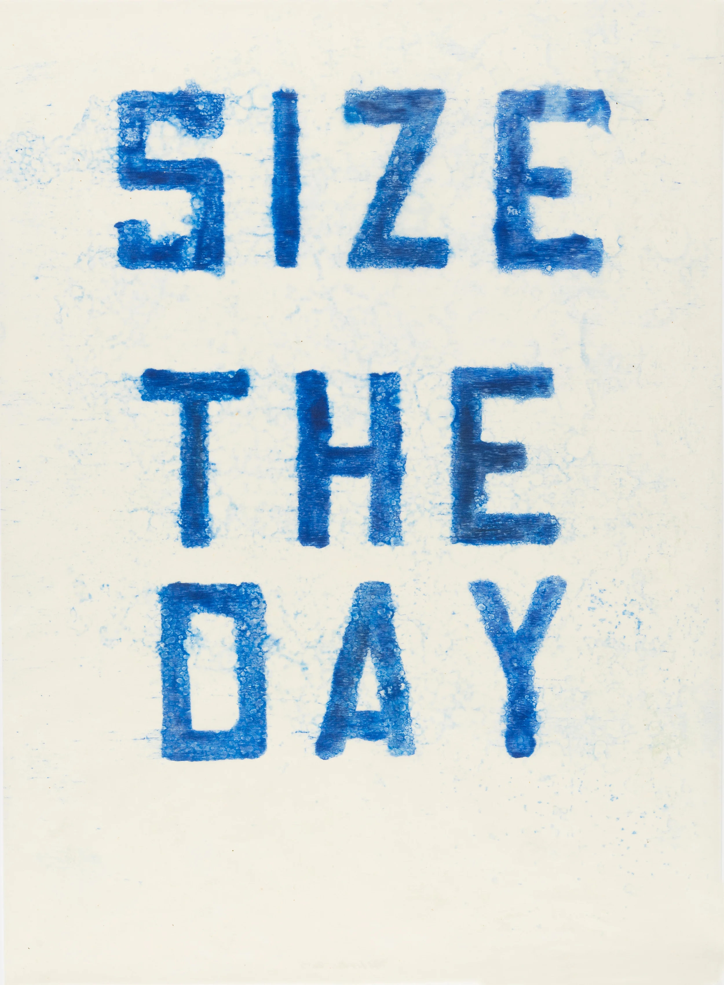“Size The Day #1” by Todd Norsten 2017