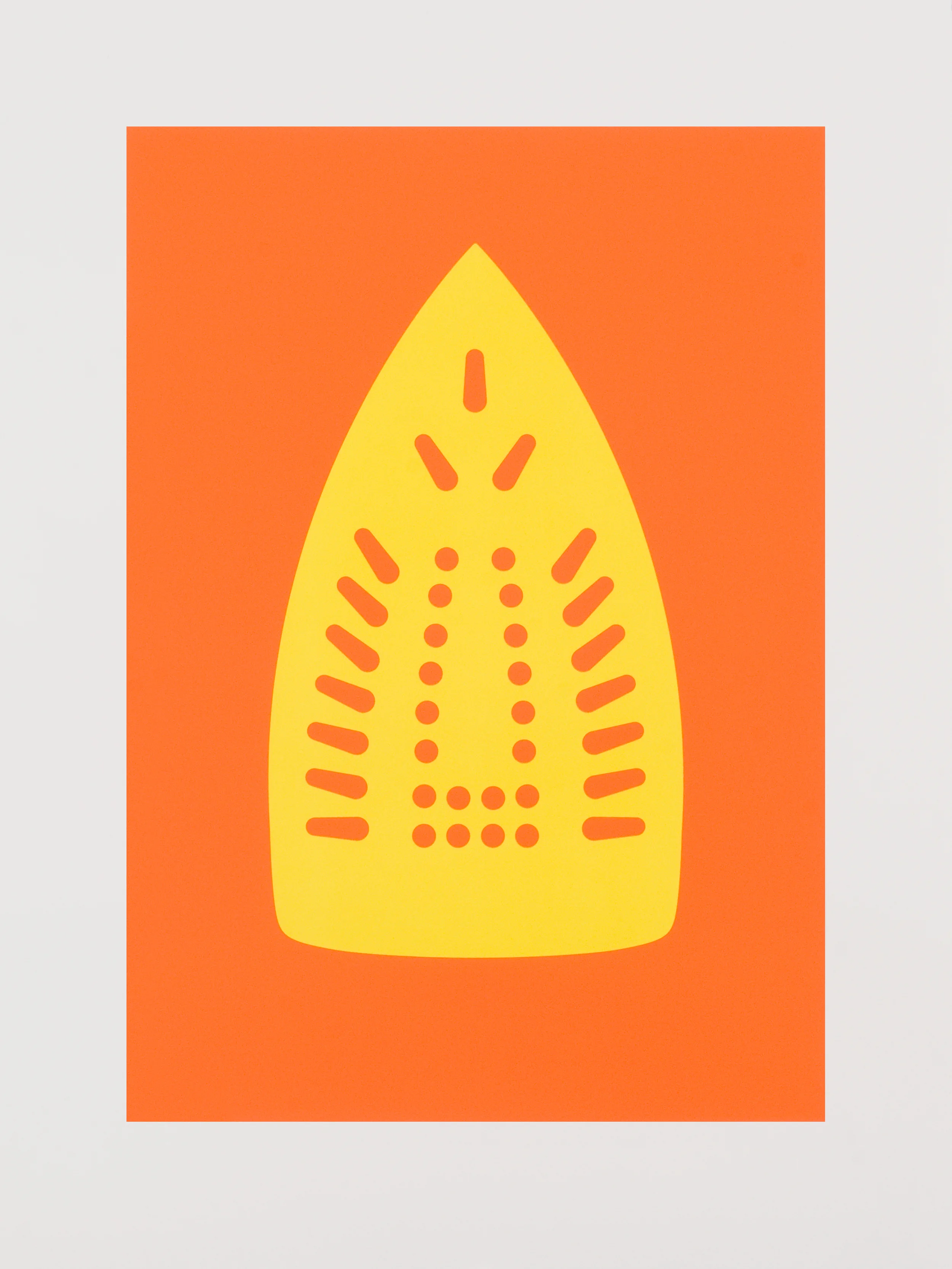 “Complementary Soles” (Yellow/Orange) by Willie Cole 2012
