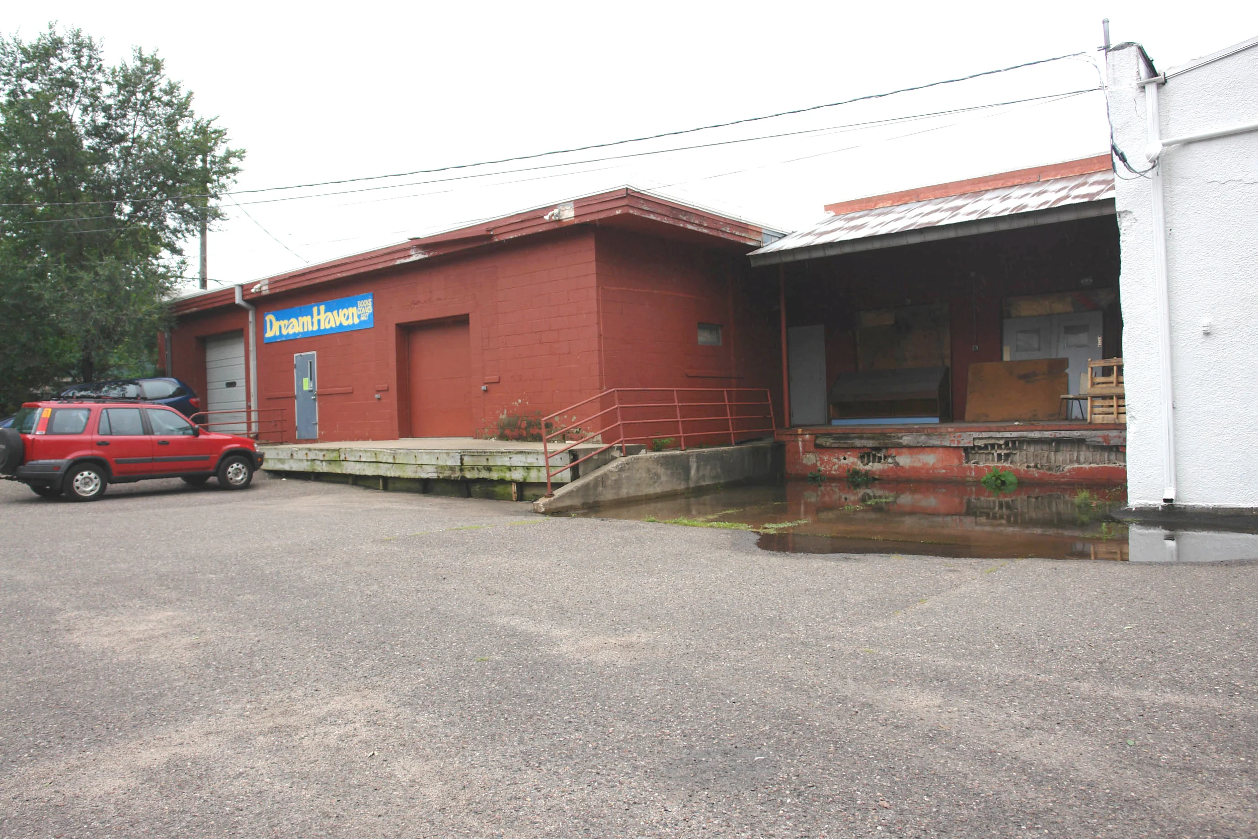 Loading dock prior to Rain Garden construction