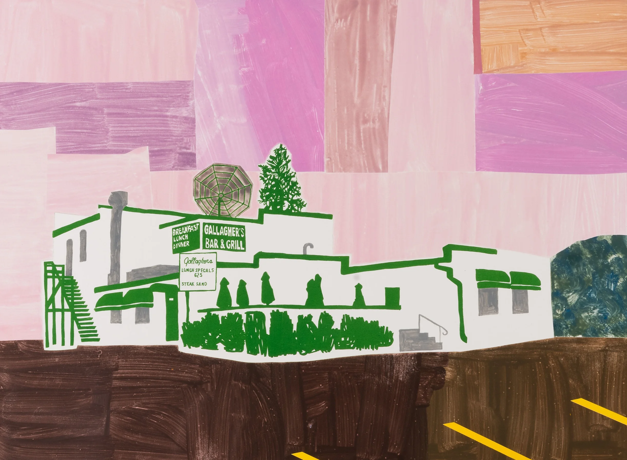“Gallagher's #3 (pink)” by Carolyn Swiszcz 2017