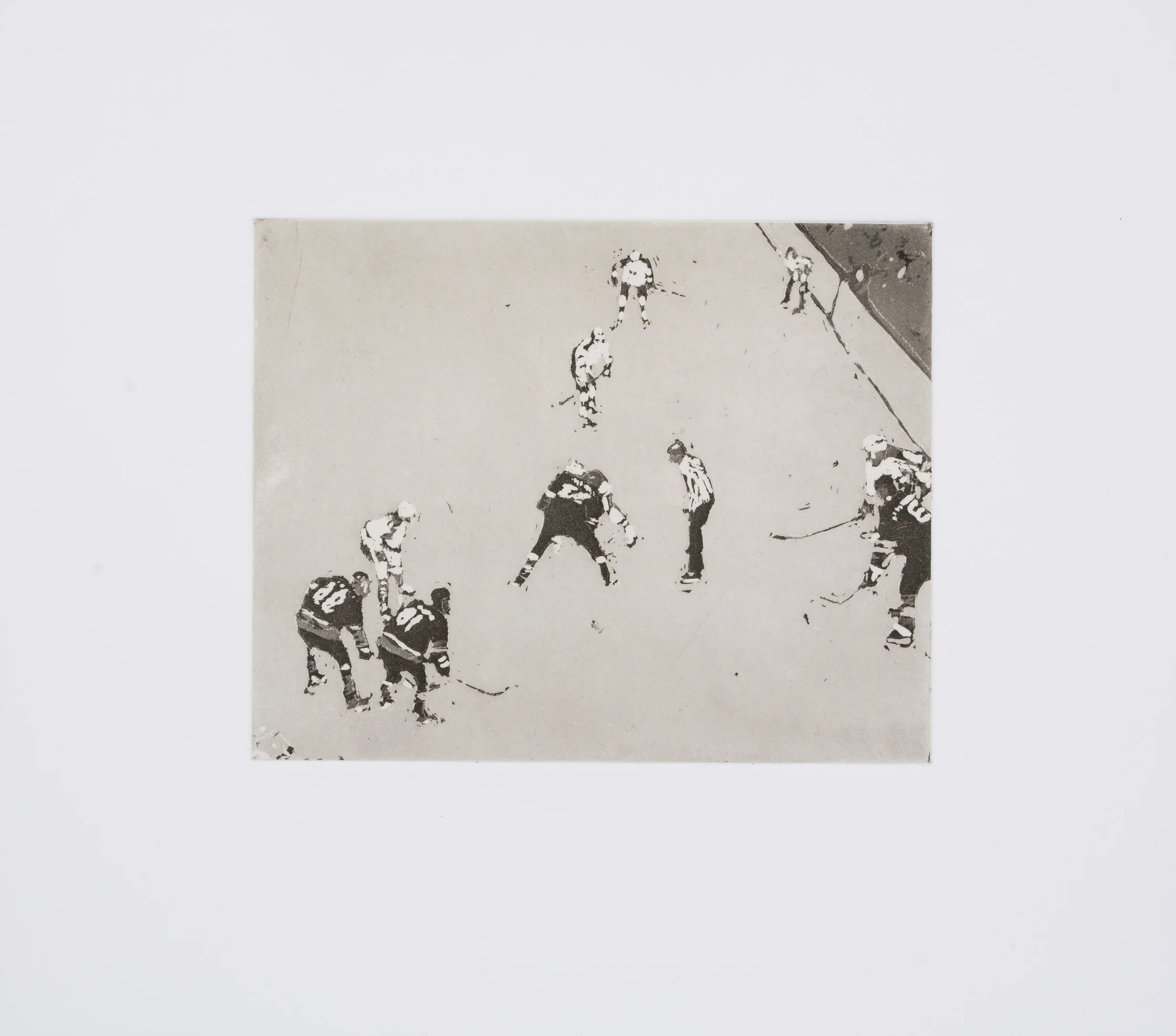 “Untitled (Faceoff)” by David Rathman 2013