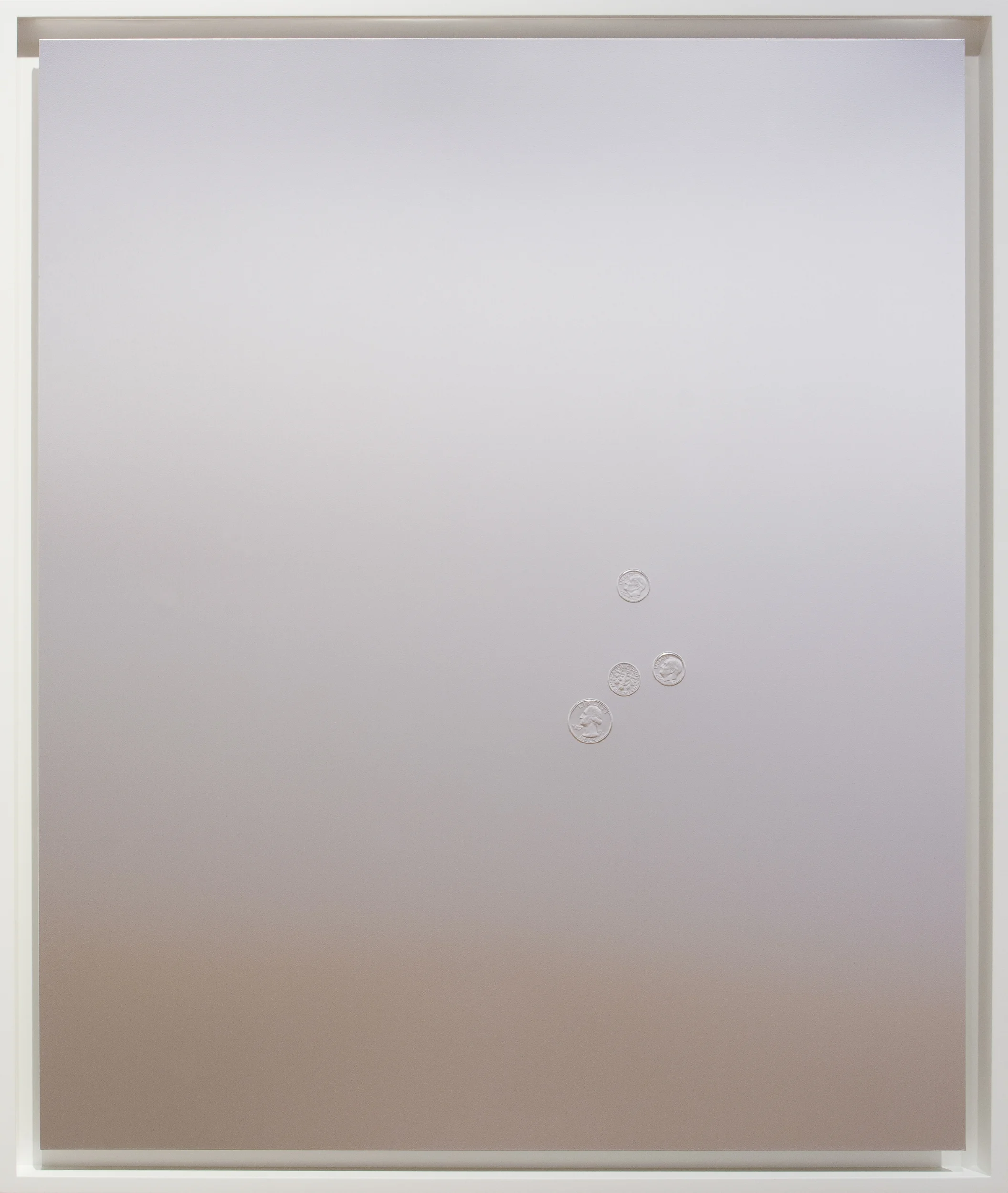 “Pocket Universe (Silver) #8” by Mungo Thomson 2016