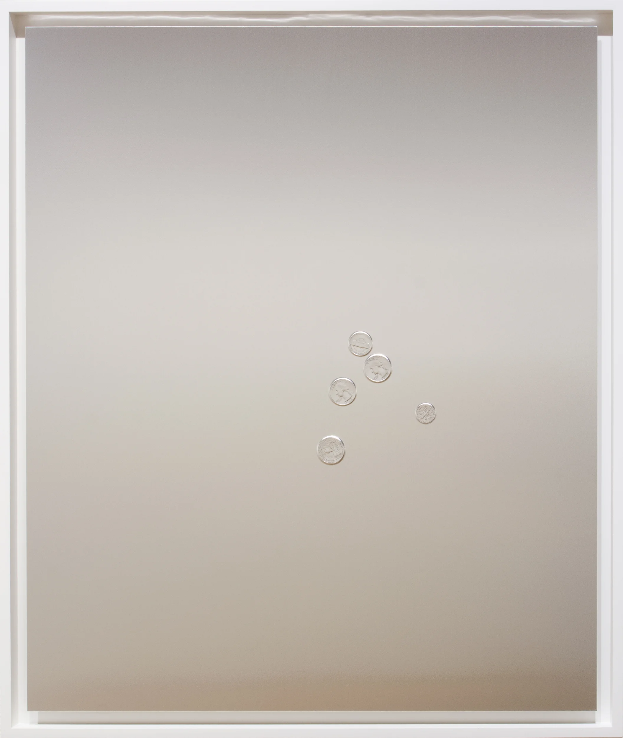 “Pocket Universe (Silver) #10” by Mungo Thomson 2016