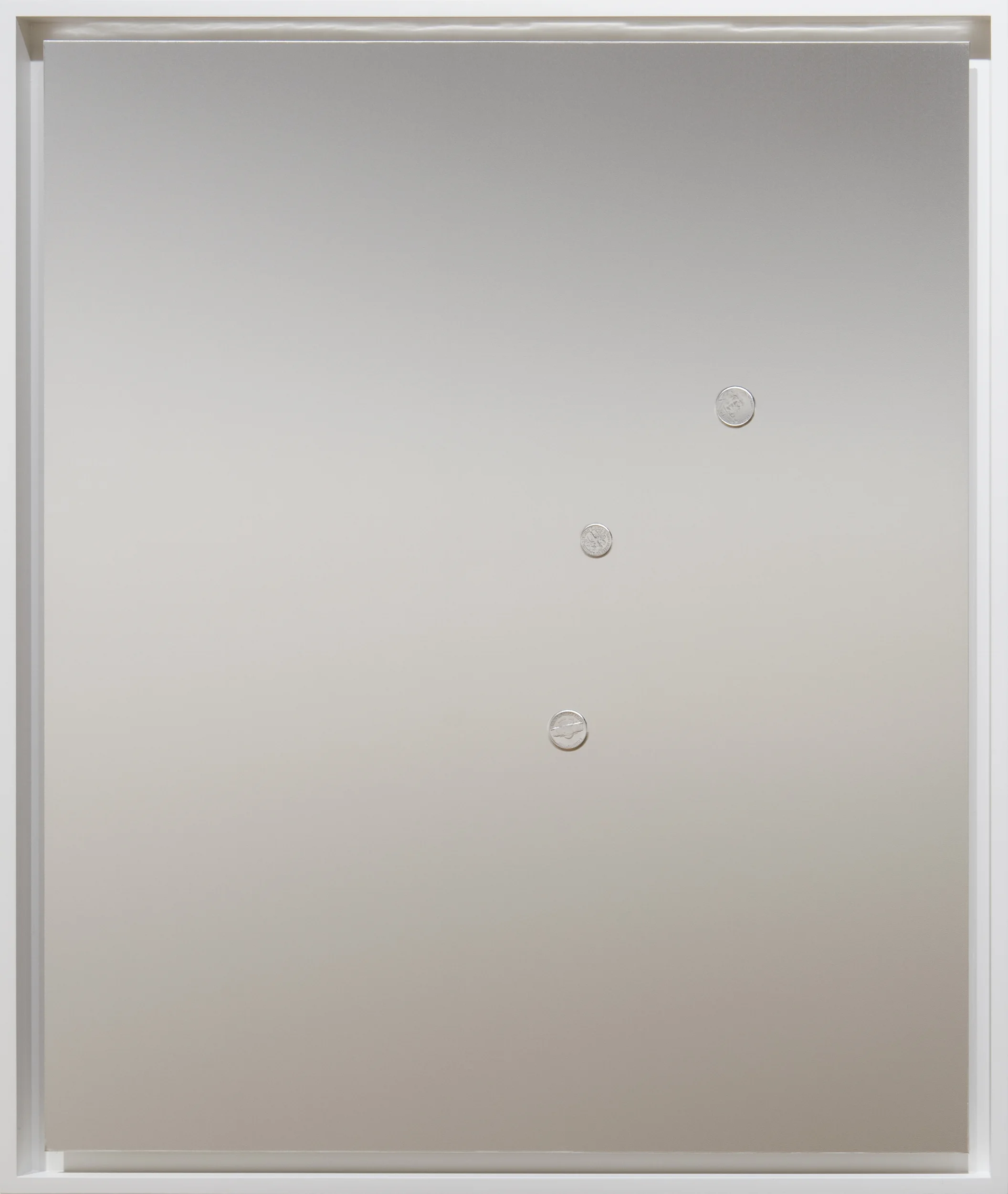 “Pocket Universe (Silver) #19” by Mungo Thomson 2016