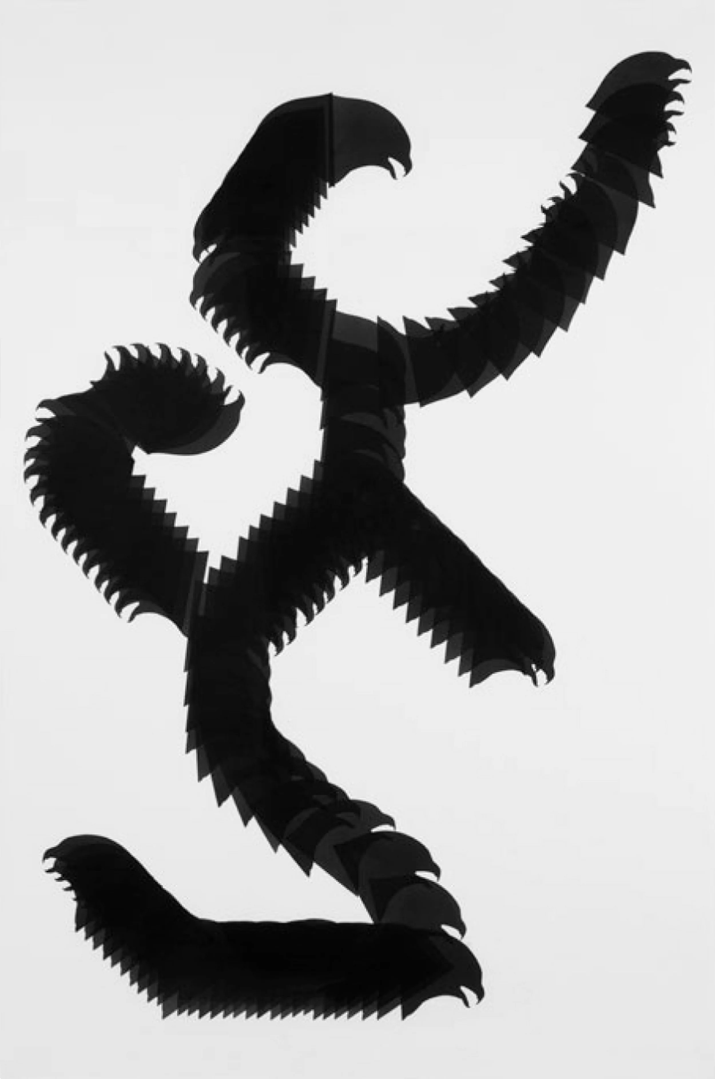 “Snake Glyph 3” by Carlos Amorales 2010