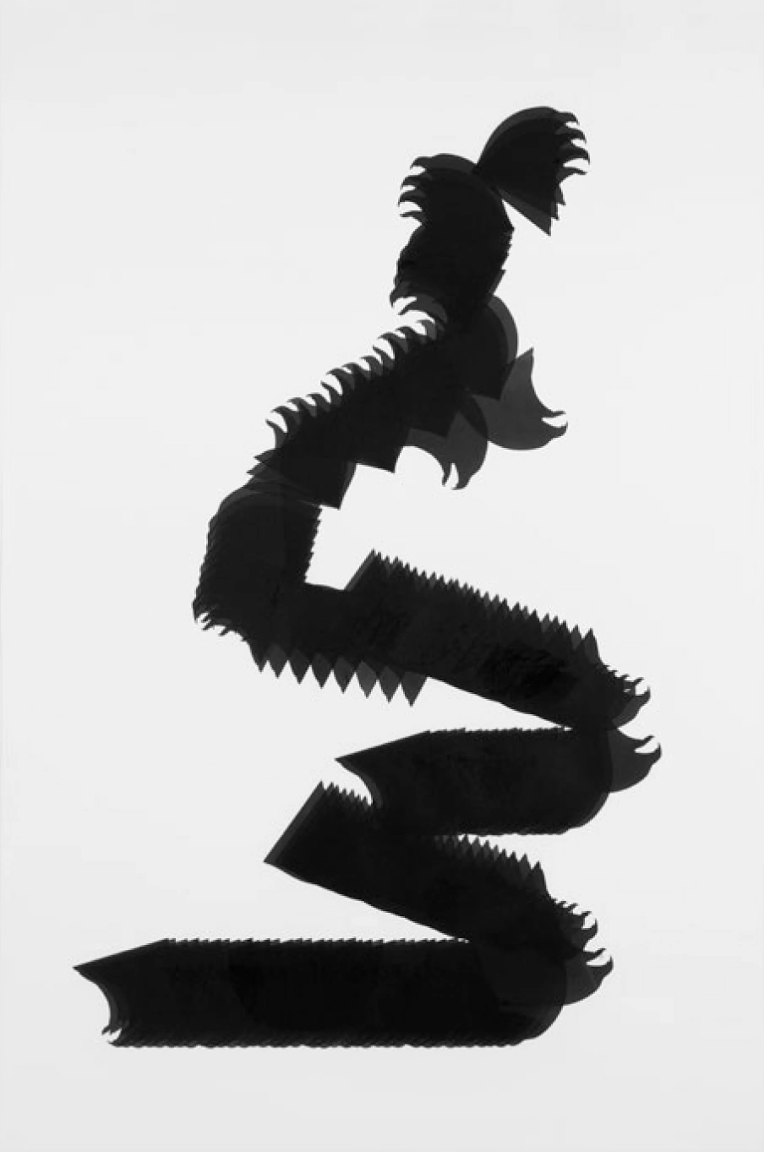 “Snake Glyph 5” by Carlos Amorales 2010