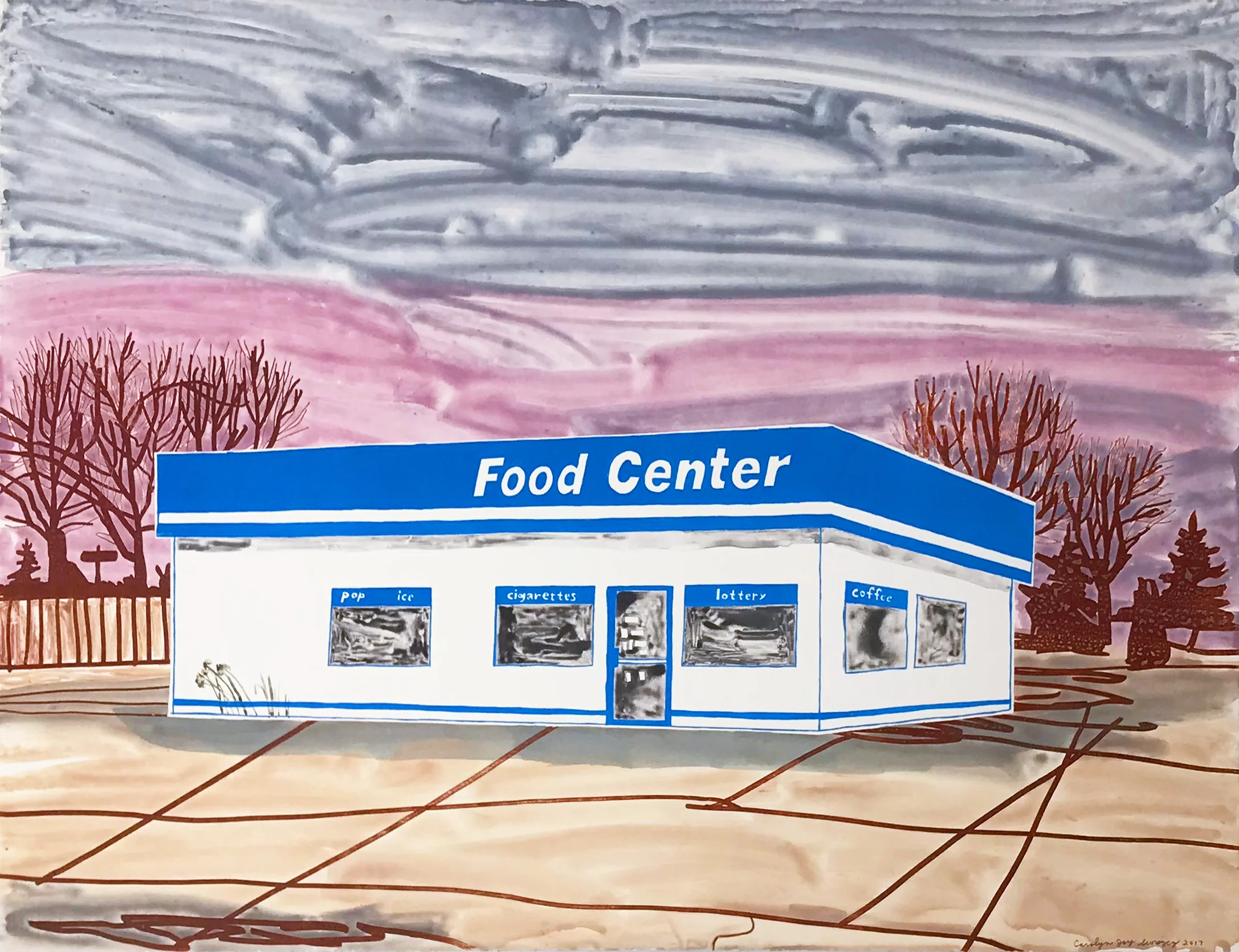 “Food Center #3” by Carolyn Swiszcz 2017
