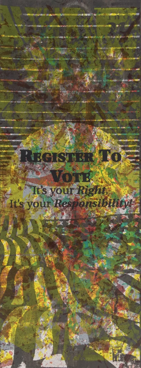 Jeremy Lundquist Vote! Screenprint
