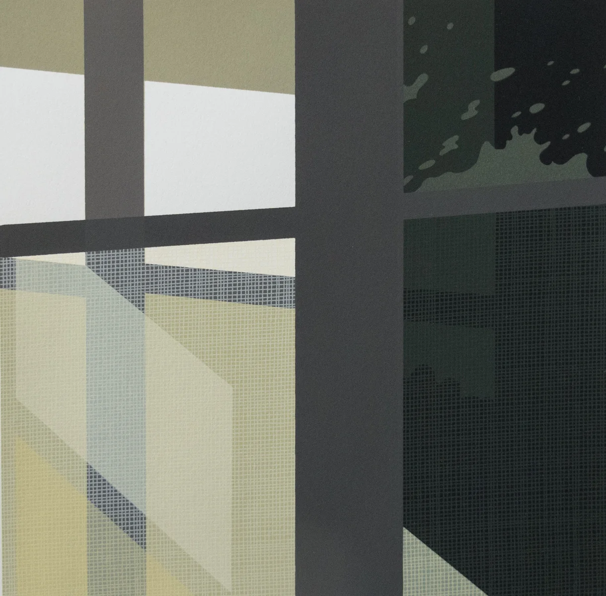 Cathy Spengler porch light Screenprint