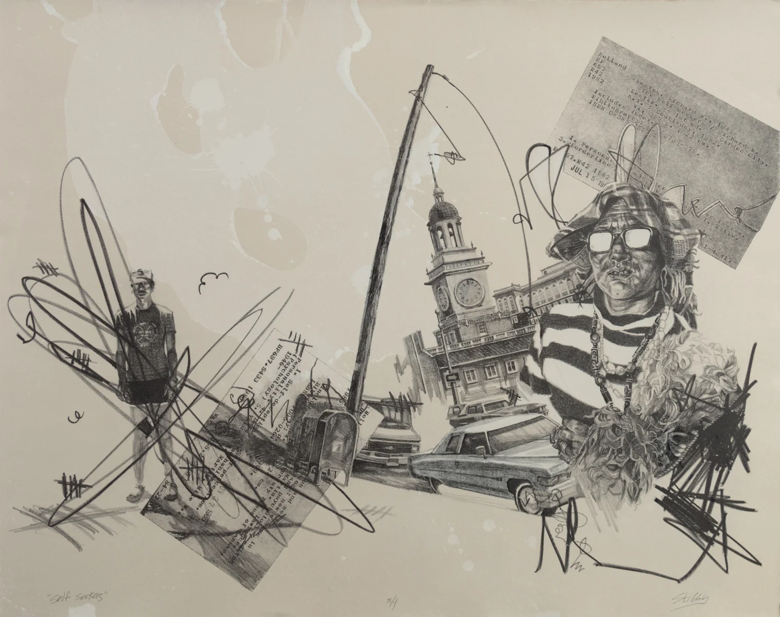 Austin Stiegemeier Self-Seekers Lithograph