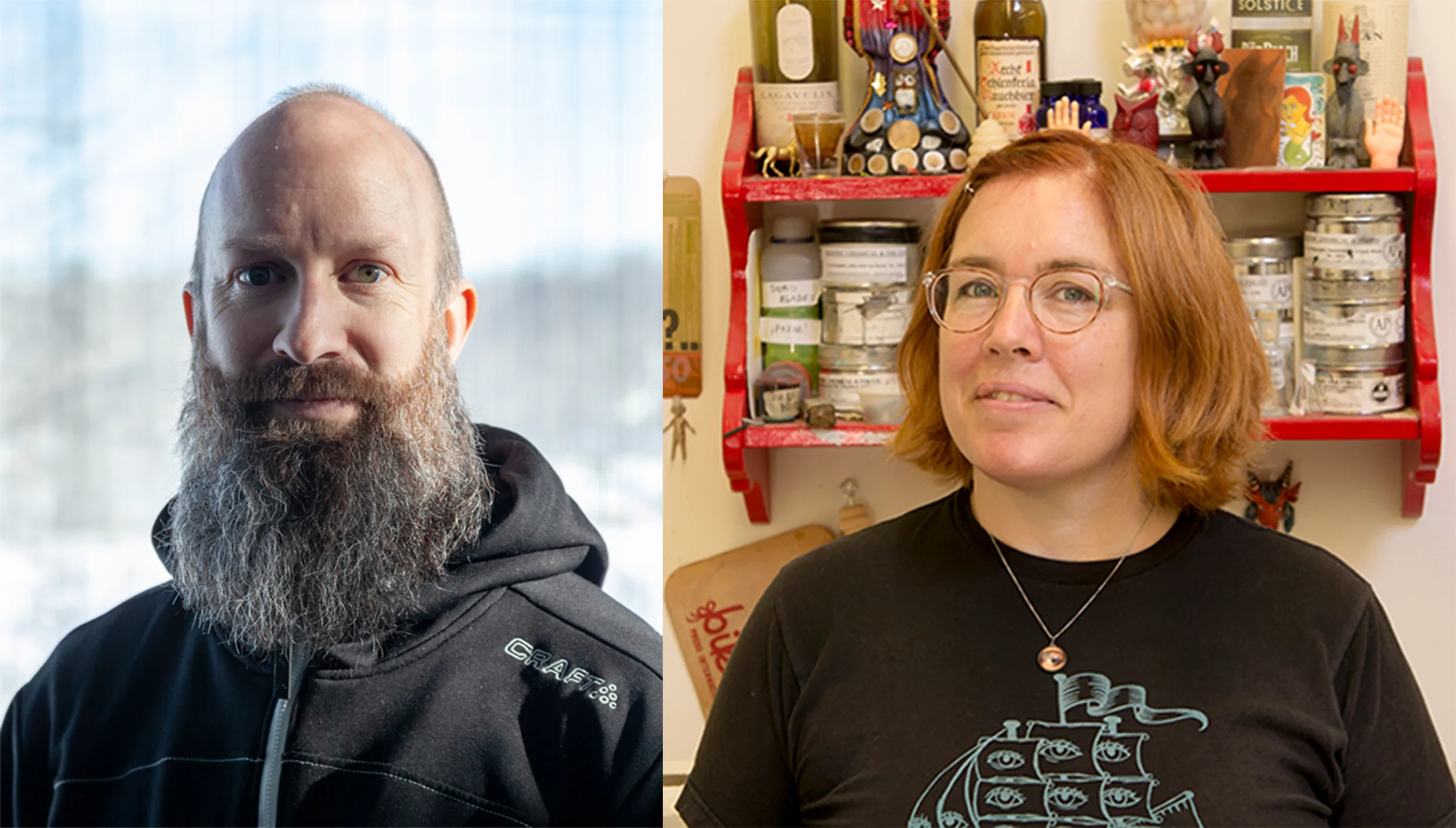 Justin Quinn and Jenny Schmid