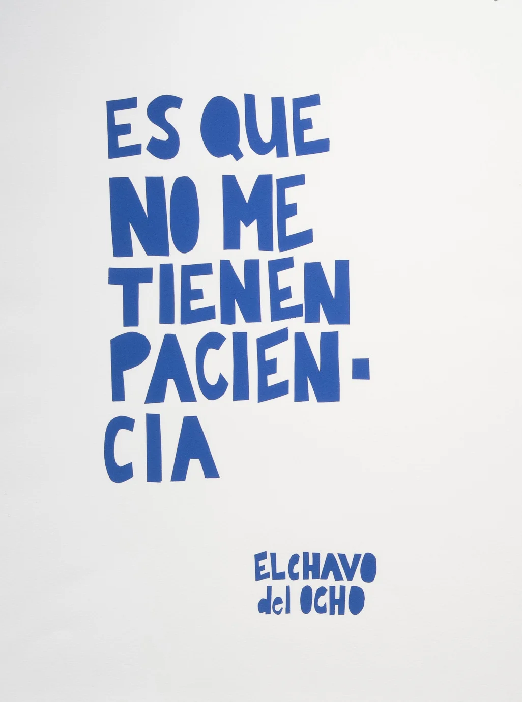 Nancy Ariza, Es Que No Me Tienen Paciencia, Screenprint