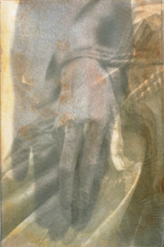    Gesture XV 6/16   by Linda Schwarz 2002   Photolithography  |  24" x 16"  