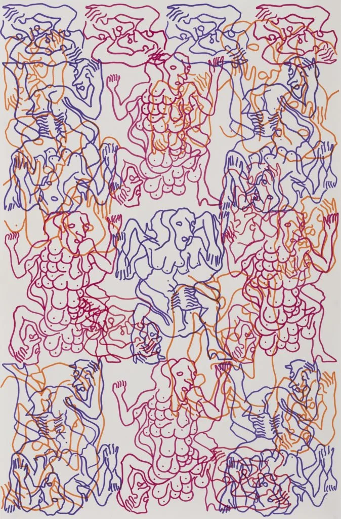 Carlos Amorales, Orgy of Narcissus (2019), Courtesy of the artist, kurimanzutto, and Nils Stærk