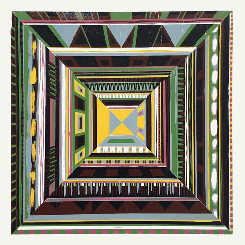 Reductive Woodcut